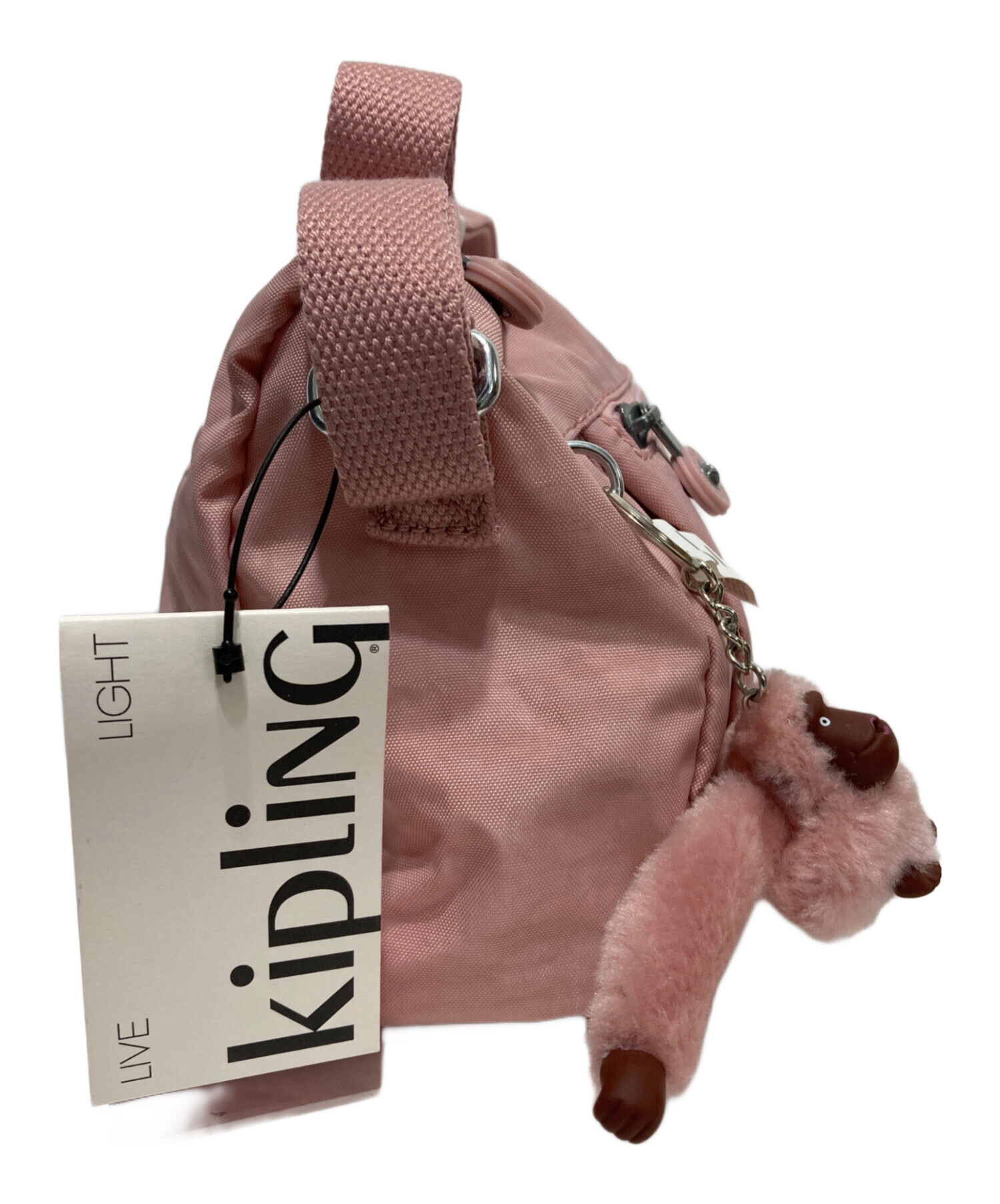 中古・古着通販】Kipling (キプリング) ショルダーバッグ ピンク 未 