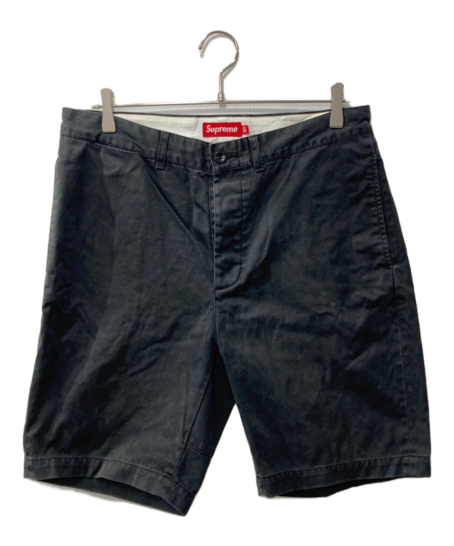 シュプリームsupreme 30 ショートパンツ ワークパンツ 中古・古着通販】Supreme (シュプリーム) ショートパンツ ブラック