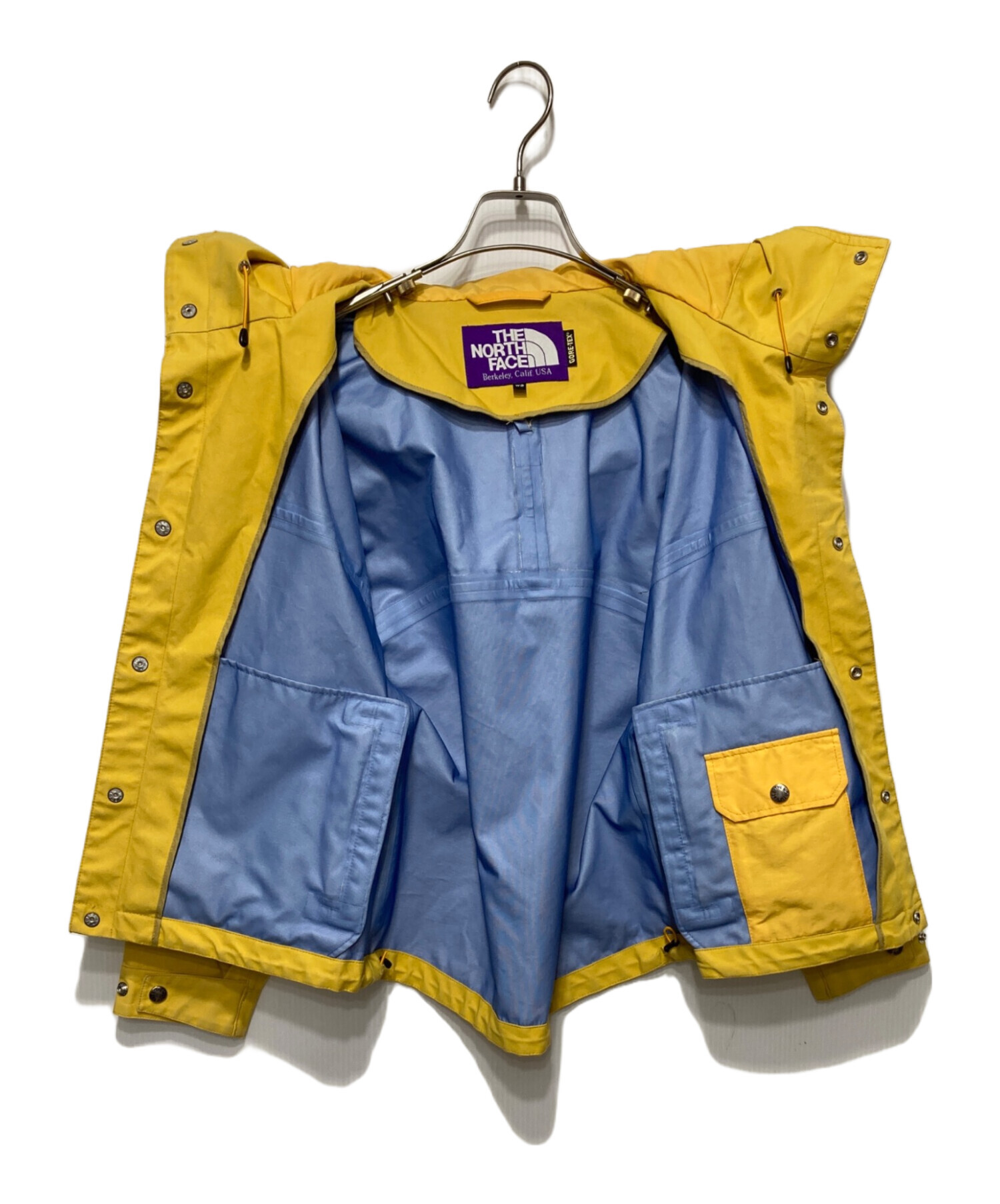 THE NORTH FACE マウンテンパーカー パープル イエロー 中古・古着通販】THE NORTHFACE PURPLELABEL (ザ・ノースフェイス