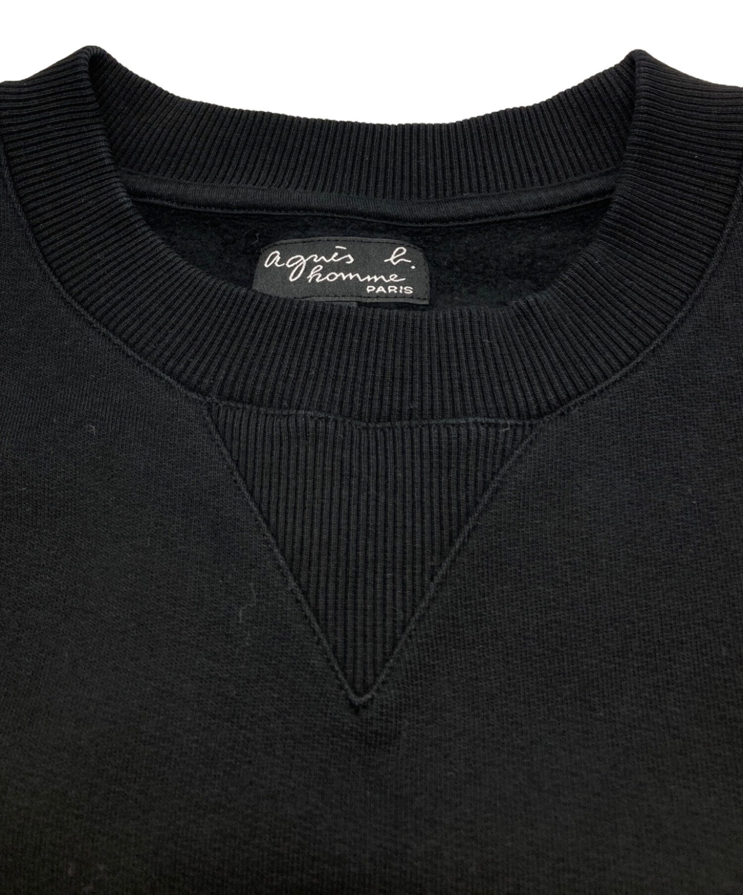 中古・古着通販】agnes b homme (アニエスベーオム) クルーネックロゴ 