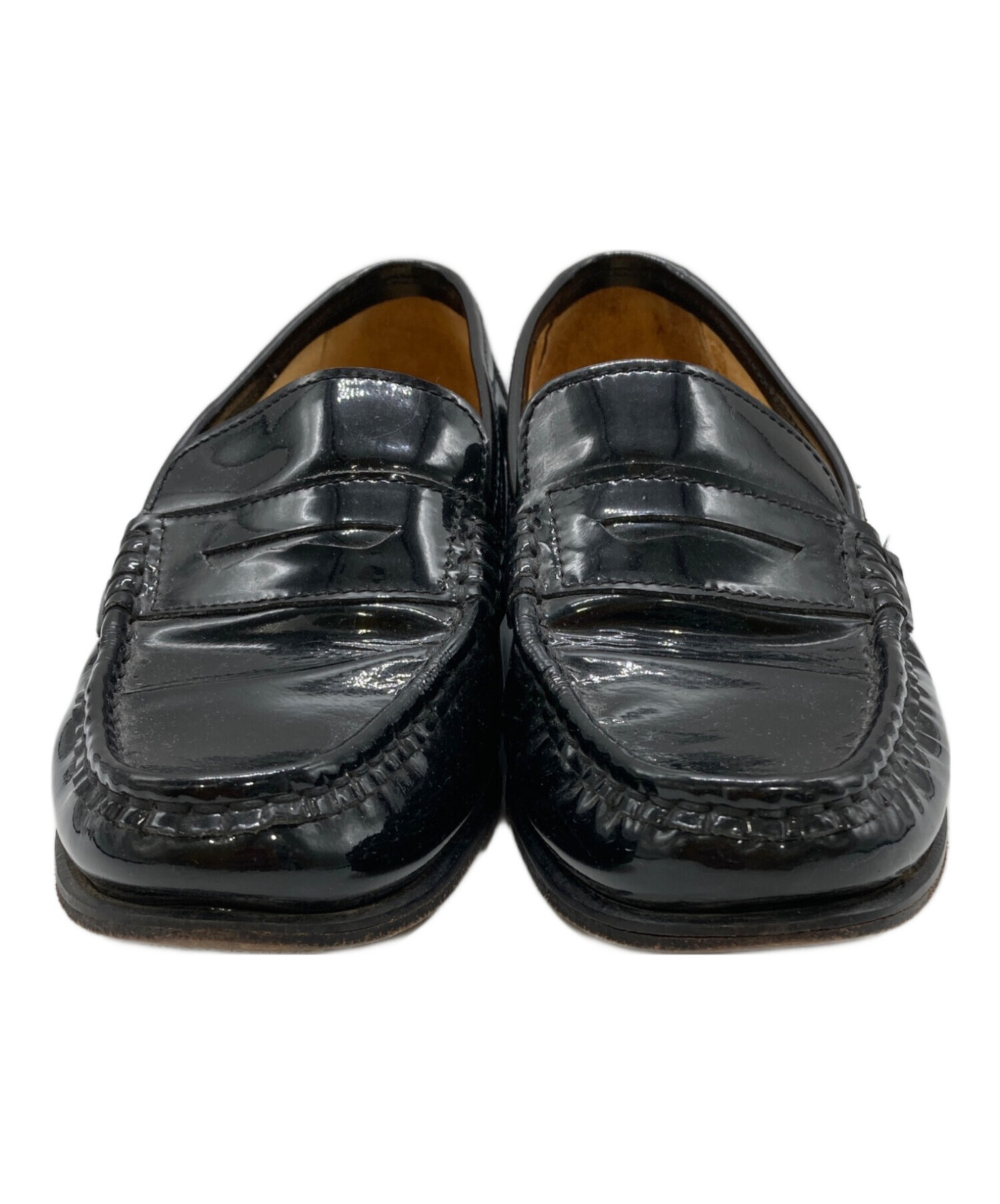 パラブーツ　パテント　ローファー　3 1/2 22.5-23.5㎝ 中古・古着通販】PARABOOT (パラブーツ) パテントローファー