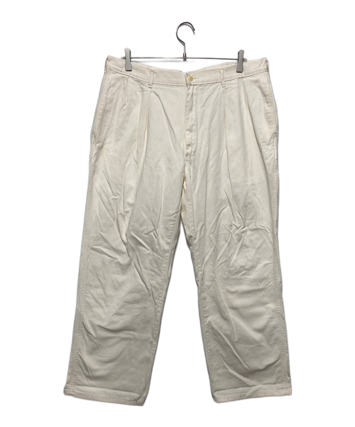 超レアPOLO RALPH LAURENラルフローレンUSNデッキパンツW38 中古・古着通販】POLO RALPH LAUREN (ポロ・ラルフローレン) タック