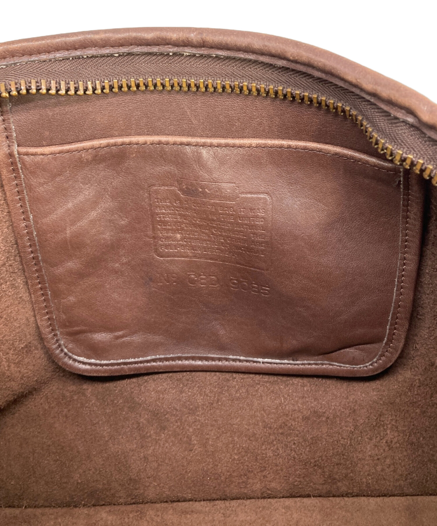 オールドコーチ　ブラウンレザー バケットバッグ 未使用タグ付き COACH◇OLD COACH/オールドコーチ/ショルダーバッグ_レガシー_