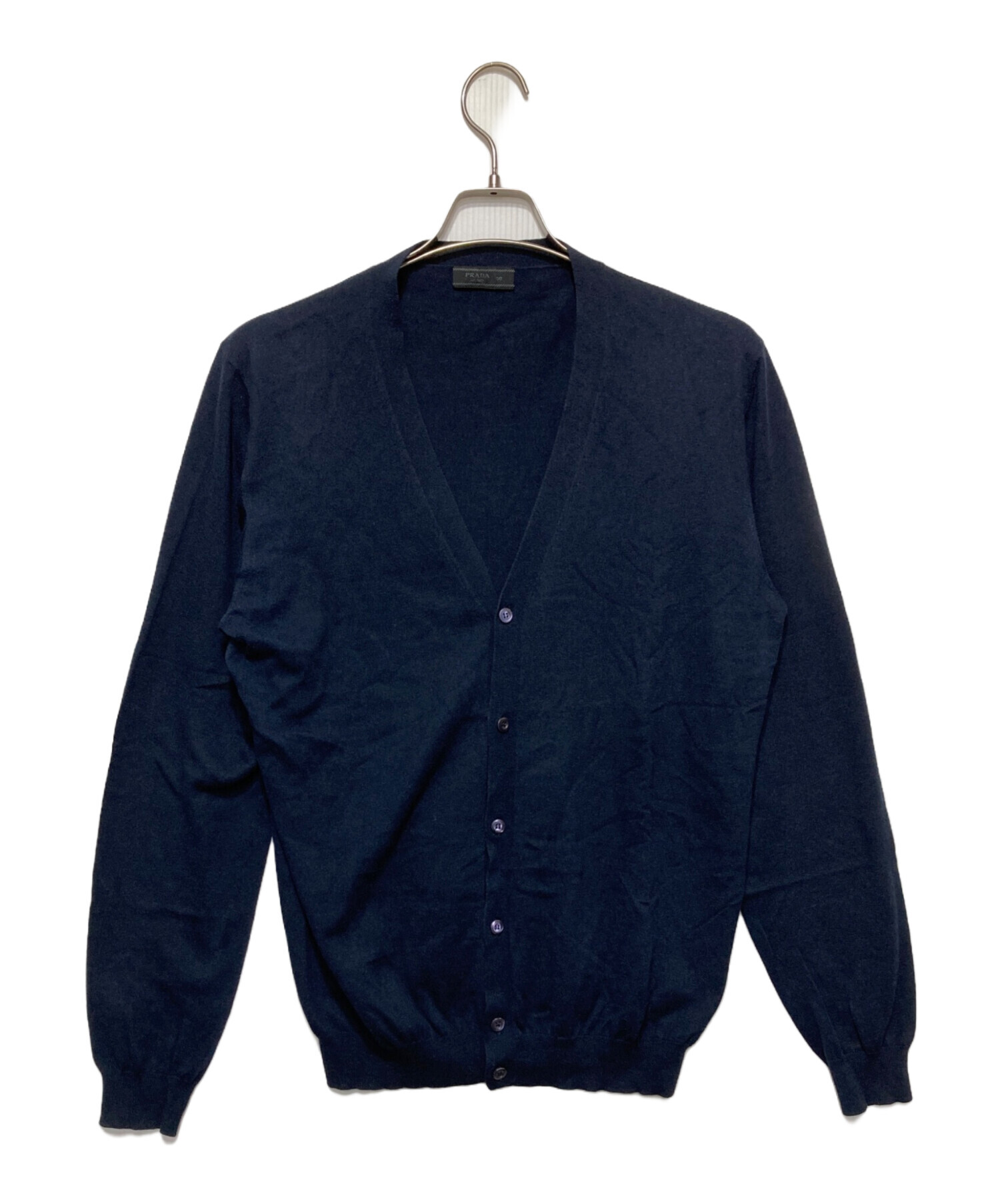 中古・古着通販】PRADA (プラダ) カシミヤブレンドVネックカーディガン