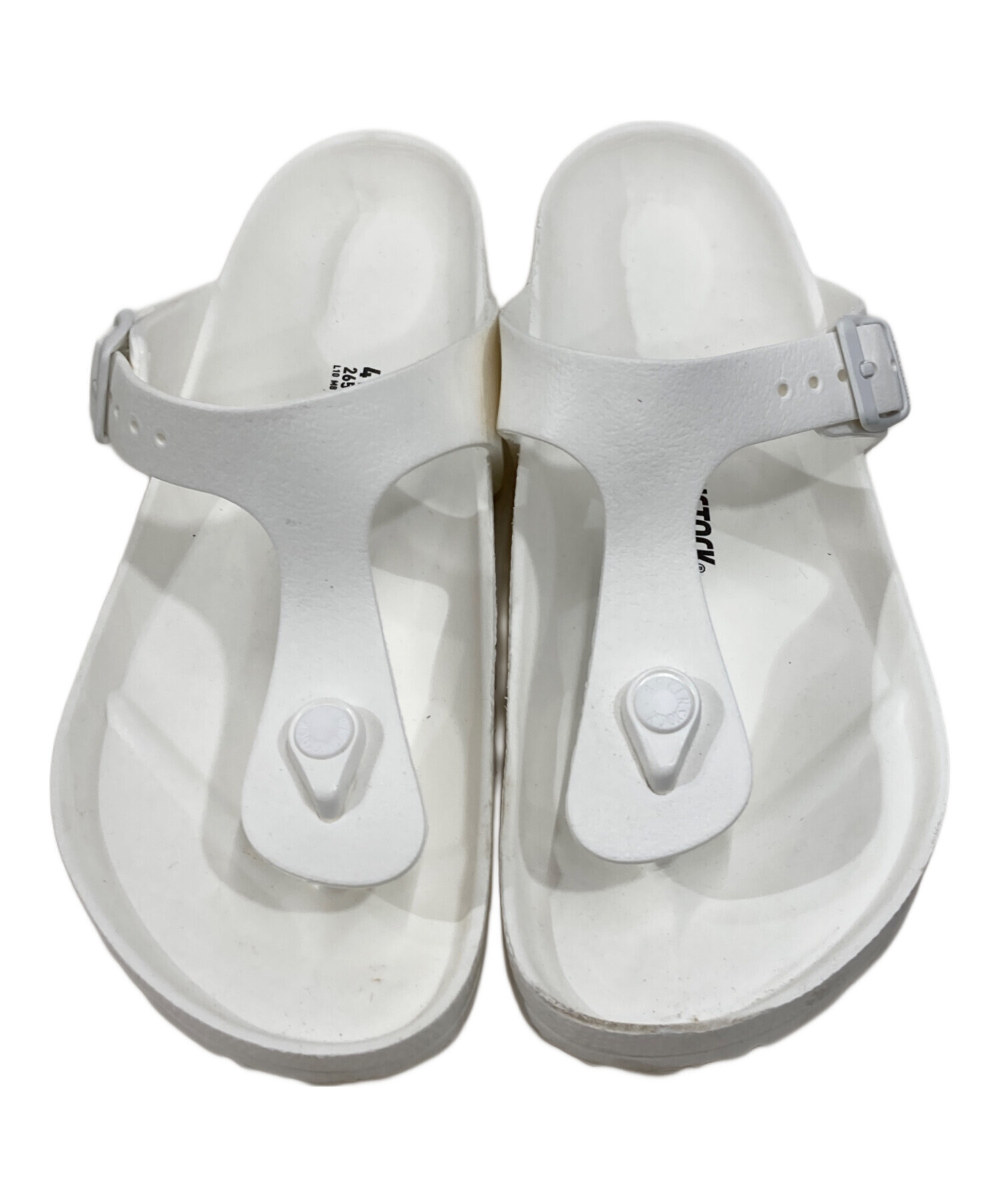 【未使用級・希少】ビルケンシュトック オーサカ ホワイトレザー 中古・古着通販】BIRKENSTOCK (ビルケンシュトック) サンダル ホワイト