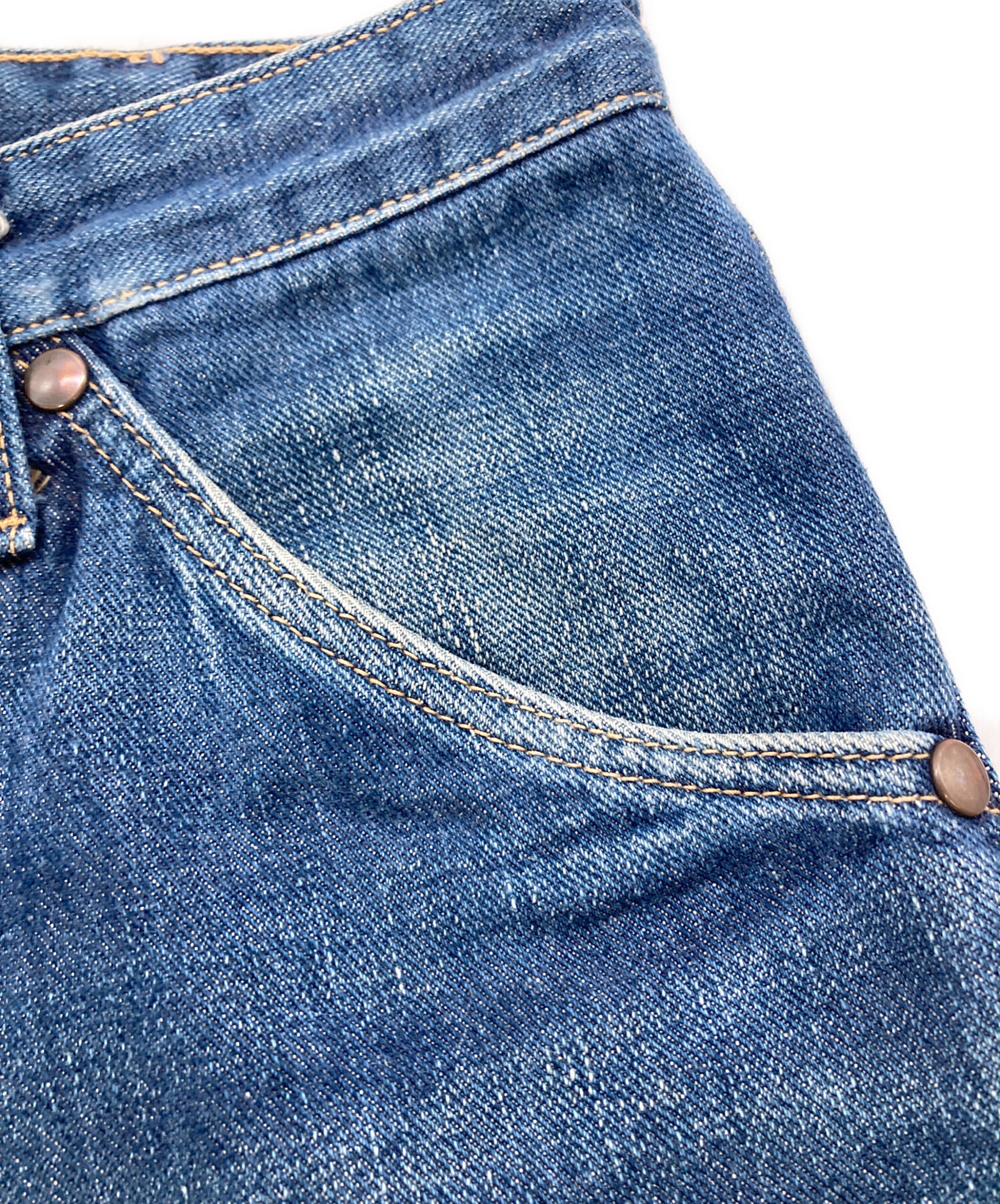 中古・古着通販】Wrangler (ラングラー) 復刻デニムパンツ インディゴ