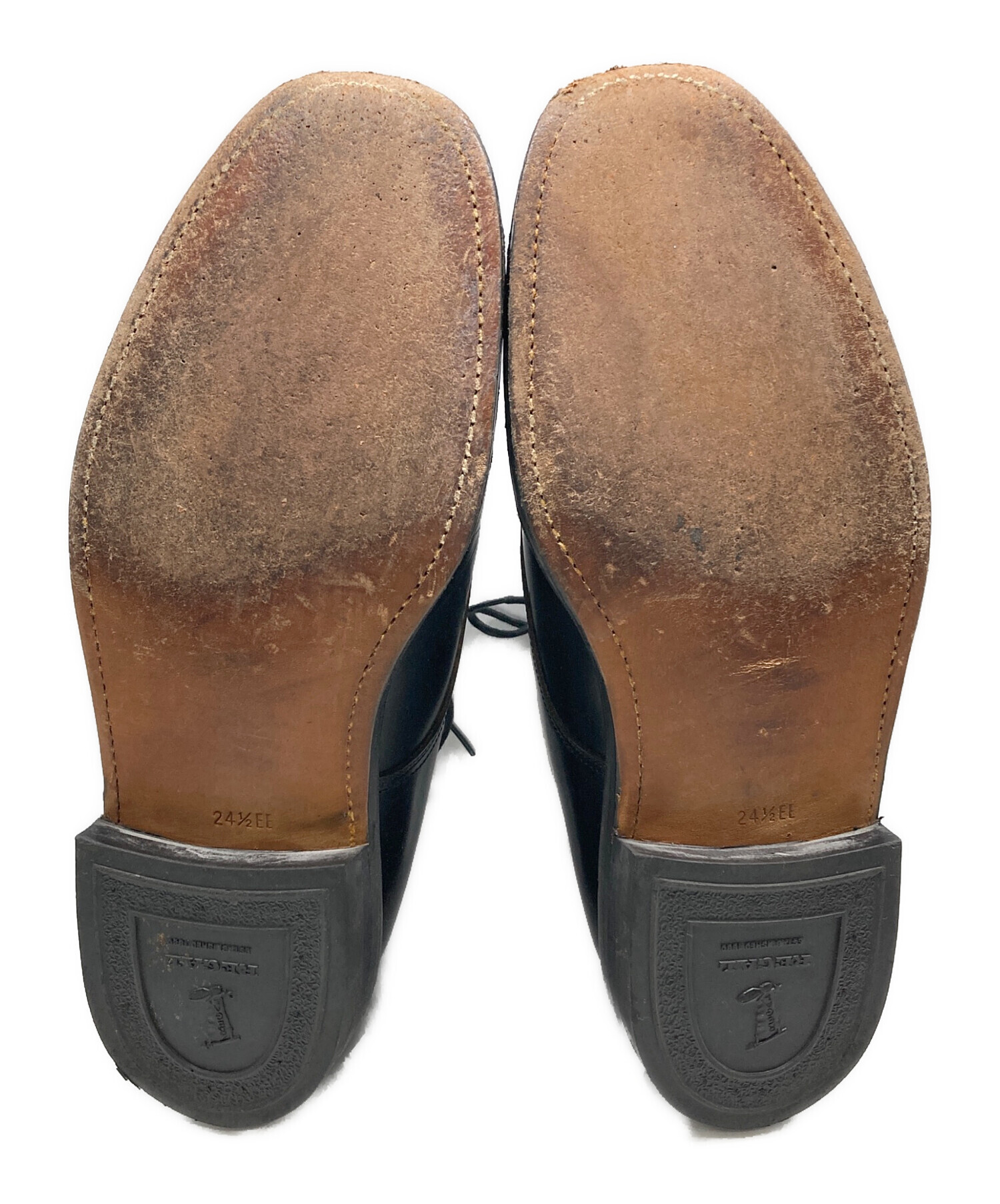 【REGAL】未使用リーガル プロフェッショナルギア プレーントゥ 24.5 黒 REGAL プレーントゥシューズ 02BL 27㎝ 黒 送料無料リーガル NEW