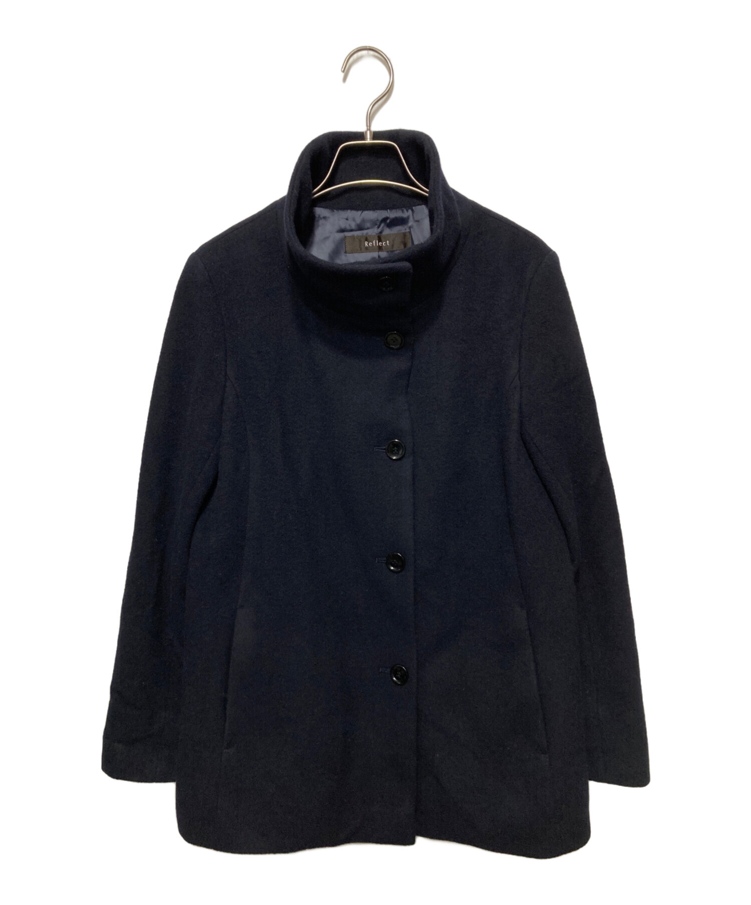 中古・古着通販】Reflect (リフレクト) スタンドカラーミドルコート