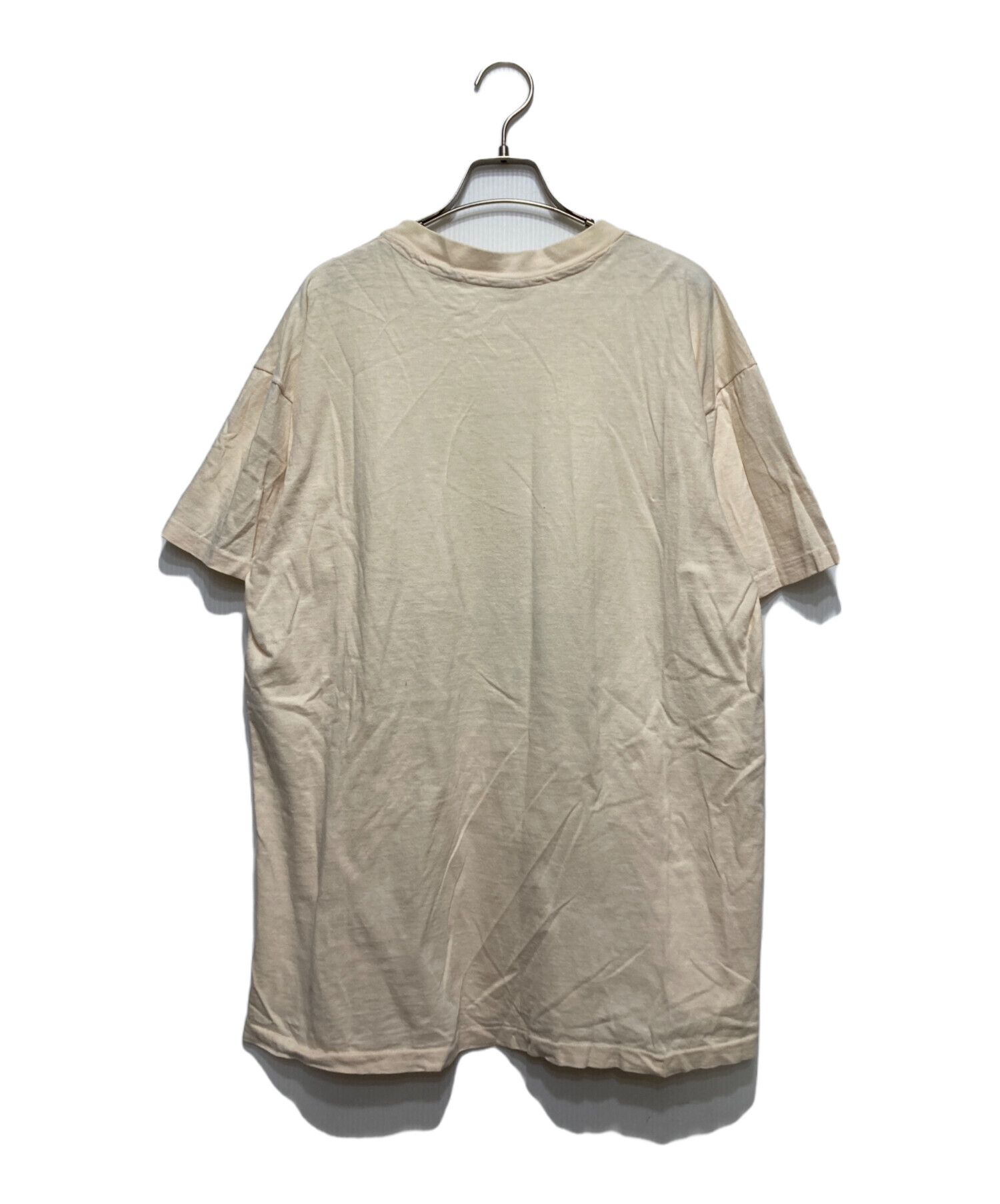 中古・古着通販】Hanes (ヘインズ) 70s プリントTシャツ ベージュ