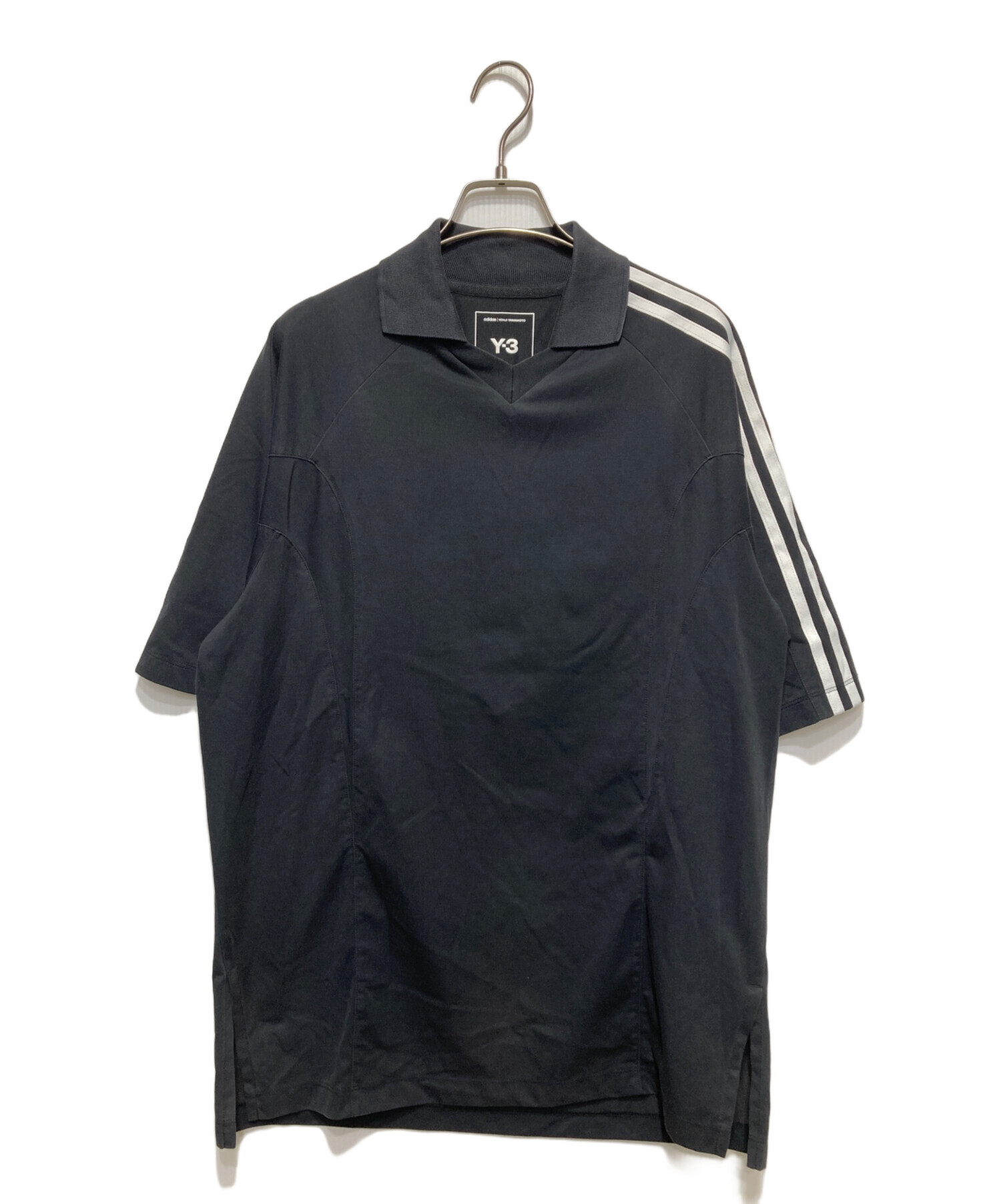 中古・古着通販】Y-3 (ワイスリー) CUT LINE TEE ブラック サイズ:2XS