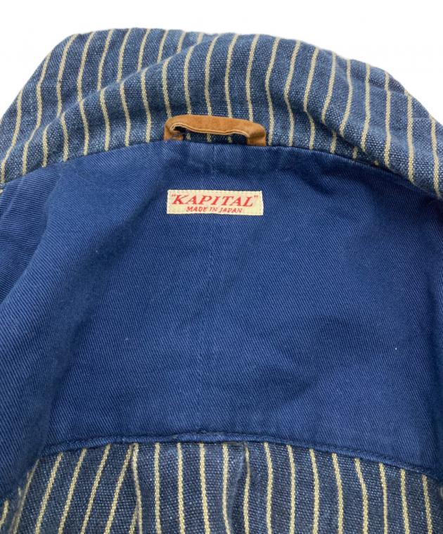 中古・古着通販】KAPITAL (キャピタル) リネンストライプカシュクール