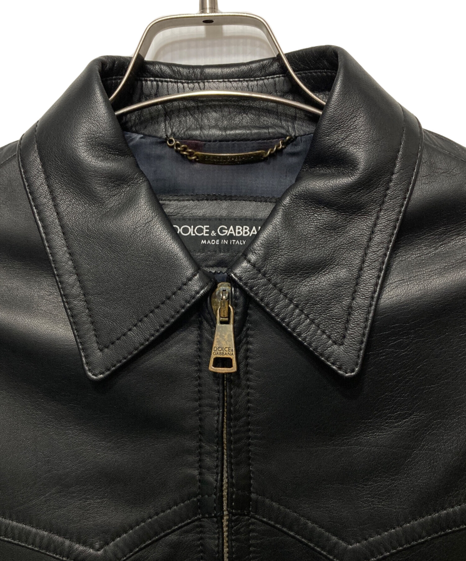 m*l様 DOLCE&GABBANA レザージャケット 楽天市場】ドルチェ＆ガッバーナ DOLCE&GABBANA メンズ アウター