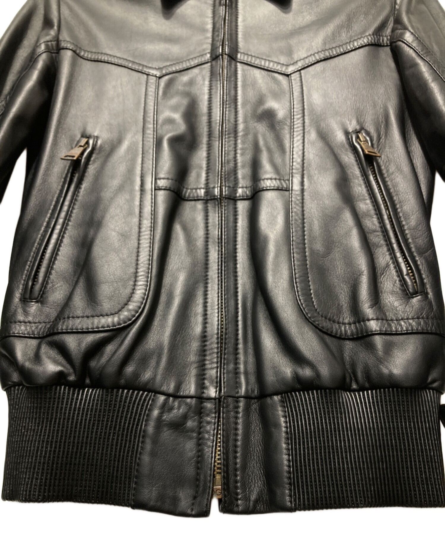 中古・古着通販】DOLCE & GABBANA (ドルチェ＆ガッバーナ) レザー