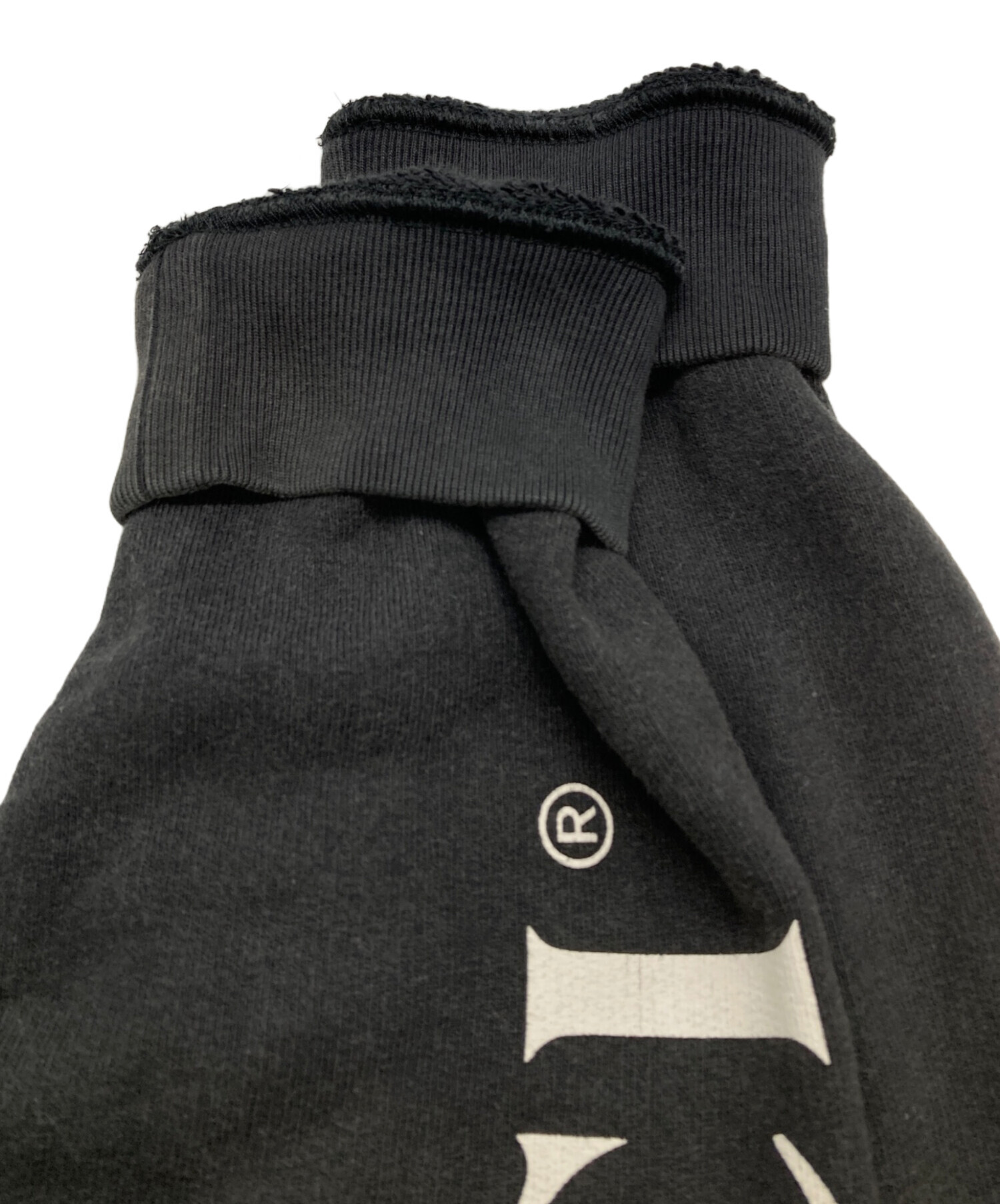 中古・古着通販】GUCCI (グッチ) ハーフジップパーカー ブラック