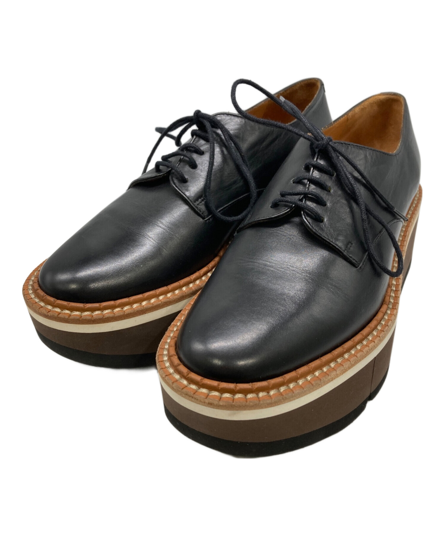 中古・古着通販】CLERGERIE (クレジュリー) レースアップ厚底 中古・古着通販】CLERGERIE (クレジュリー) レースアップ厚底