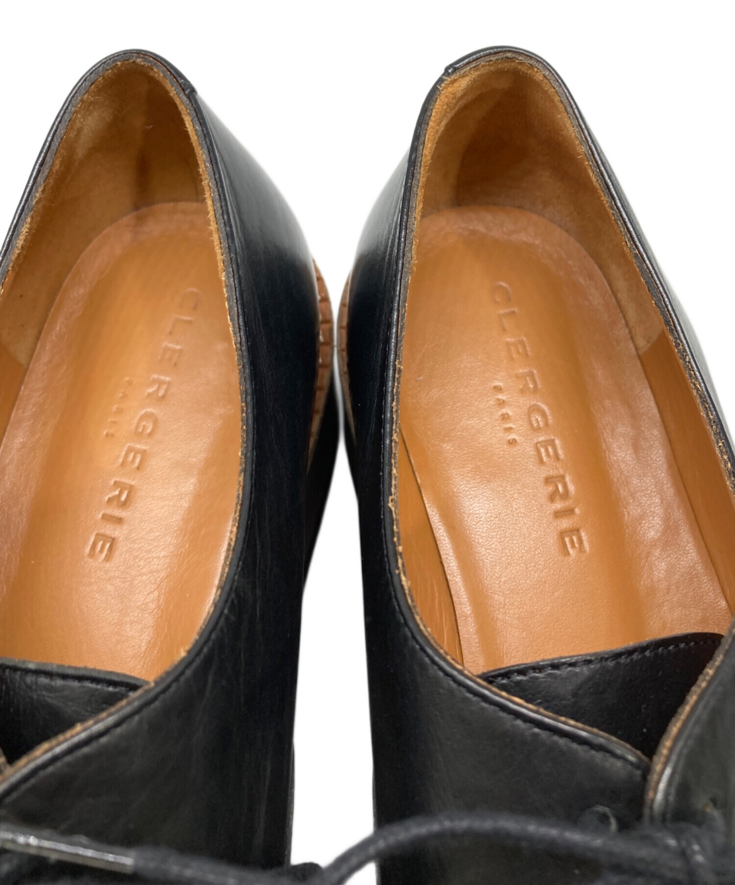 中古・古着通販】CLERGERIE (クレジュリー) レースアップ厚底シューズ