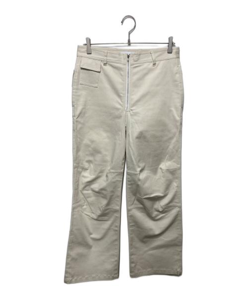【瀬戸大橋店】D-VEC | ディーベック 中古 パンツ ストレッチフレアイージースラックス VF-2PT01638 ブラック サイズ：3 【107】 中古・古着通販】D-VEC (ディーベック) フロントジップ膝ダーツ