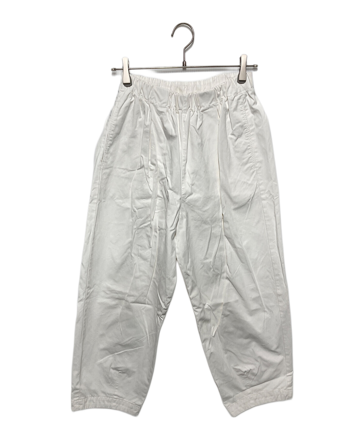 中古・古着通販】kagure (カグレ) コットンクロップドパンツ ホワイト