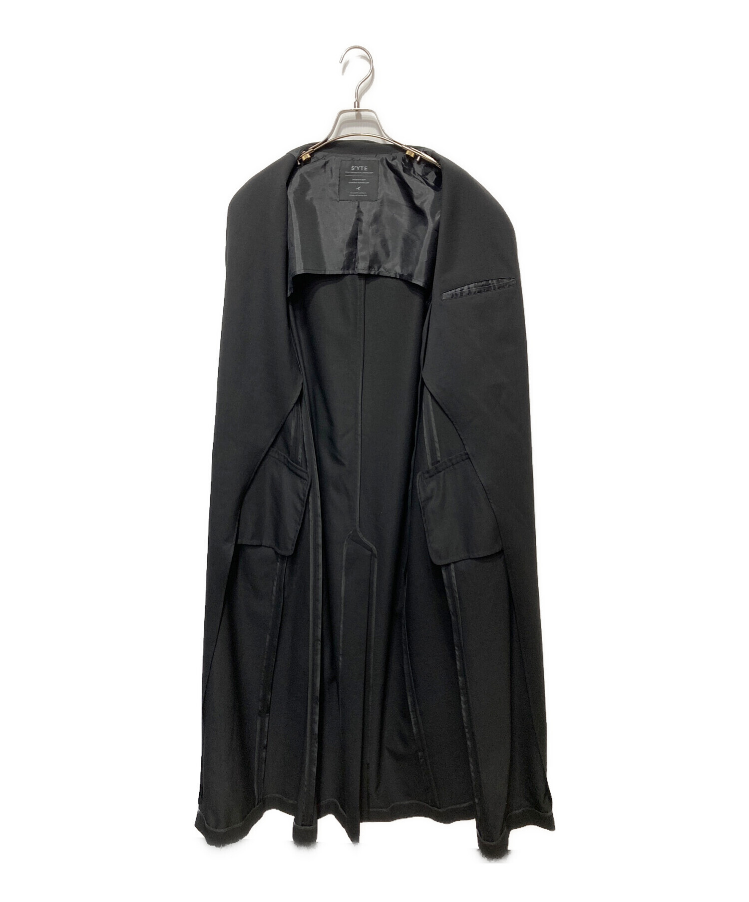 中古・古着通販】s'yte (サイト) T/W GABARDINE COLLARLESS 5-BUTTON