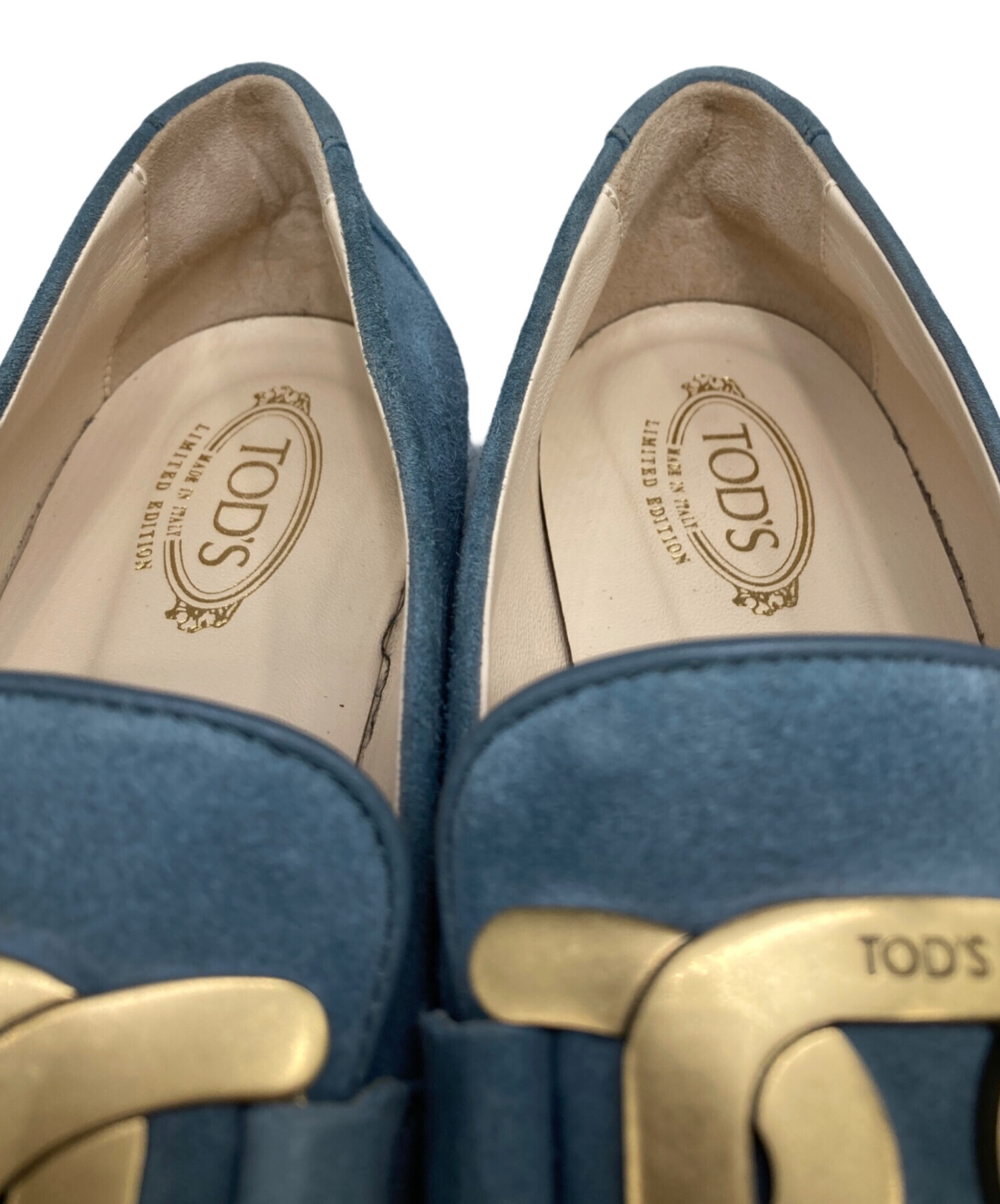 中古・古着通販】TOD'S (トッズ) KATE ローファー ブルー サイズ:371/2