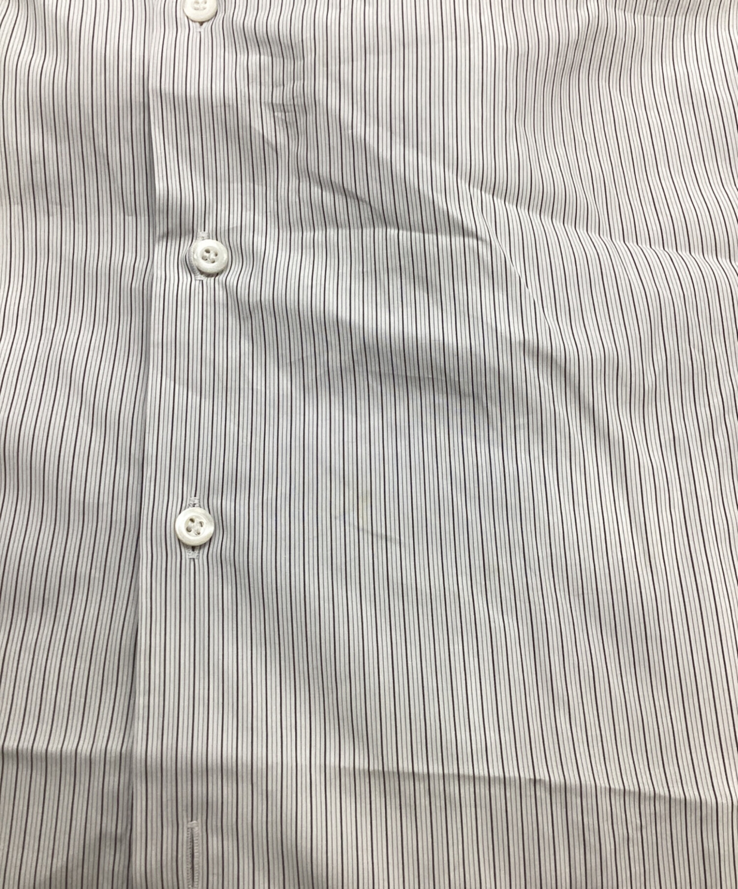 中古・古着通販】PRADA (プラダ) ストレッチポプリンシャツ ホワイト