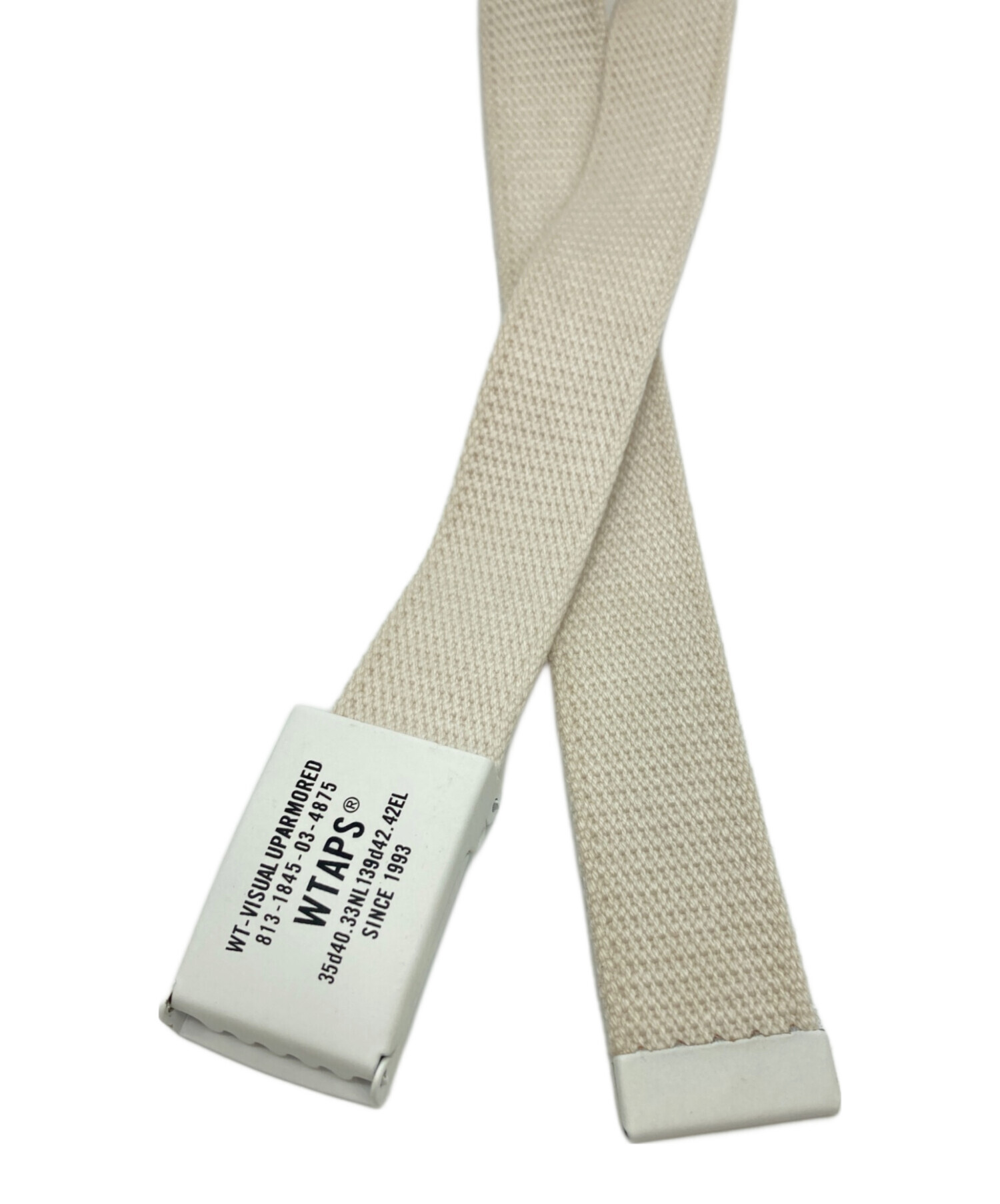 中古・古着通販】WTAPS (ダブルタップス) ガチャベルト ホワイト