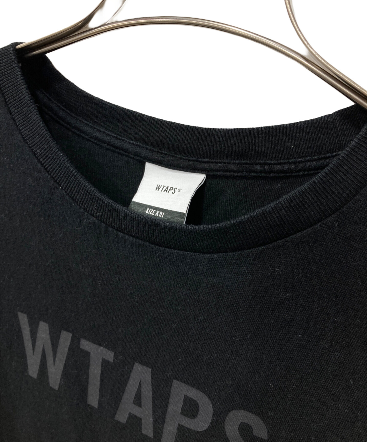中古・古着通販】WTAPS (ダブルタップス) Tシャツ ブラック サイズ:01 