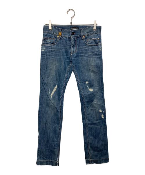 ドルチェ＆ガッバーナ USED加工 デニムパンツ W33 中古・古着通販】DOLCE & GABBANA (ドルチェ＆ガッバーナ) ダメージ