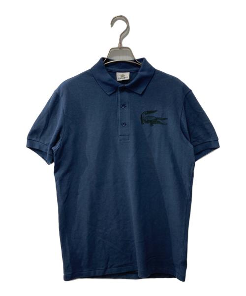 フレラコ　未使用Lacoste ネイビー ポロシャツ サイズ3 中古・古着通販】LACOSTE (ラコステ) ポロシャツ ネイビー サイズ:3