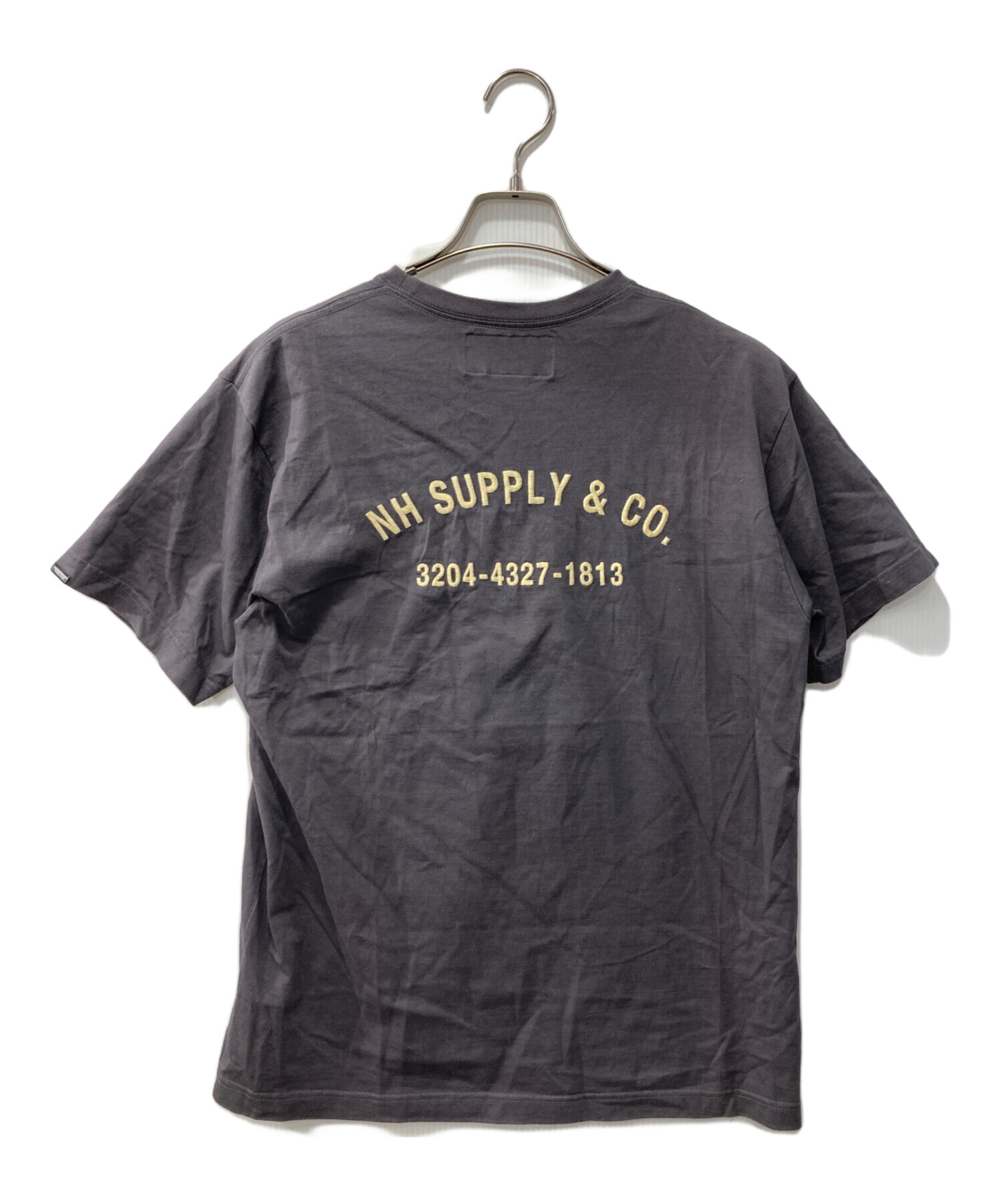 中古・古着通販】NEIGHBORHOOD (ネイバーフッド) 刺繍Tシャツ グレー 