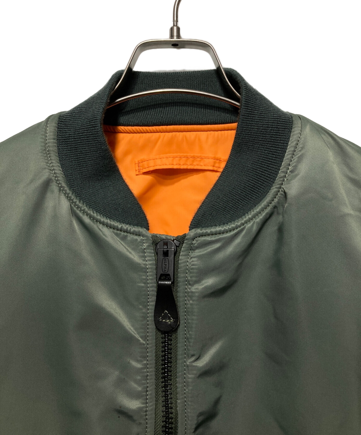 中古・古着通販】ALPHA (アルファ) MA-1フライトジャケット カーキ