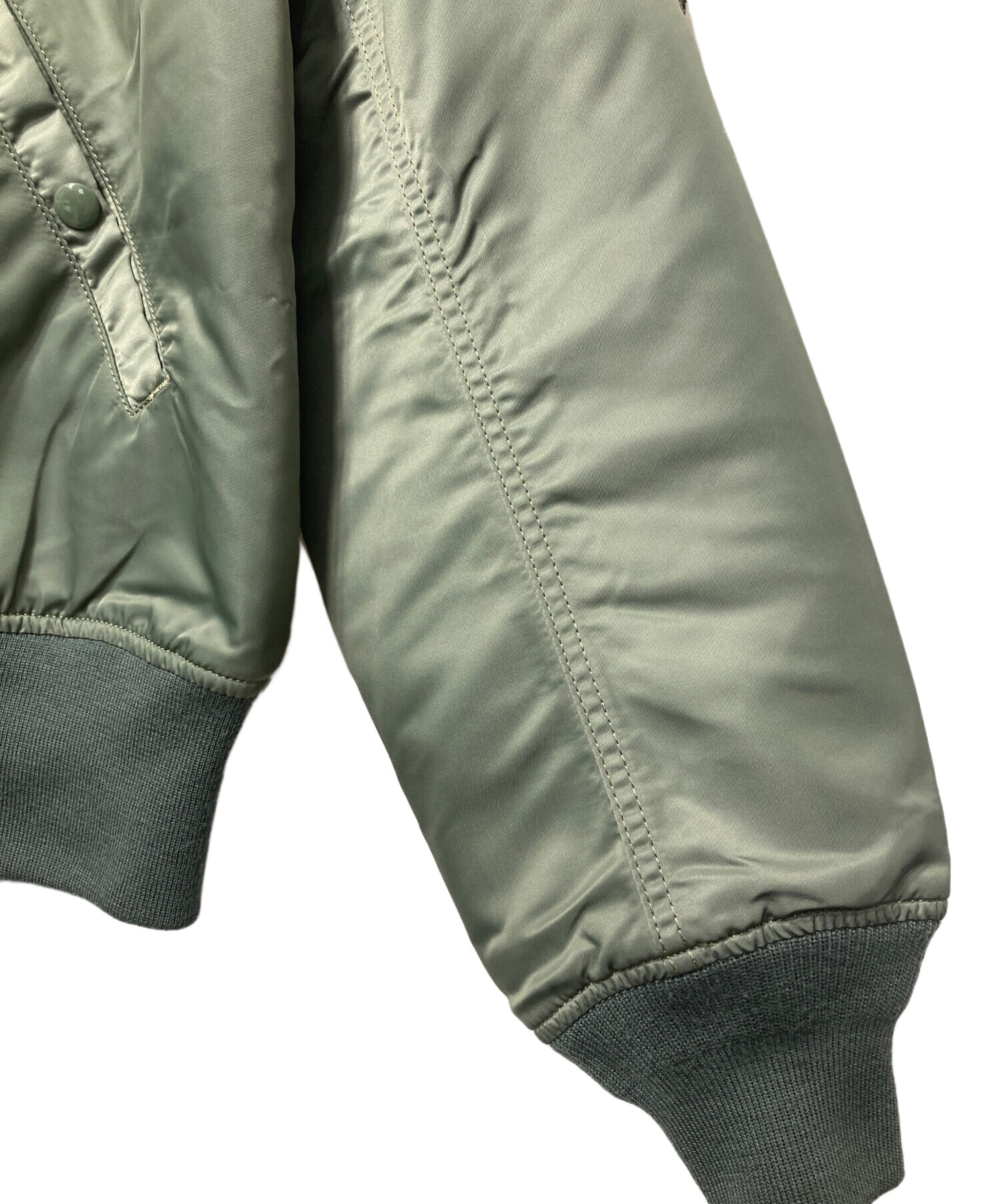 中古・古着通販】ALPHA (アルファ) MA-1フライトジャケット カーキ