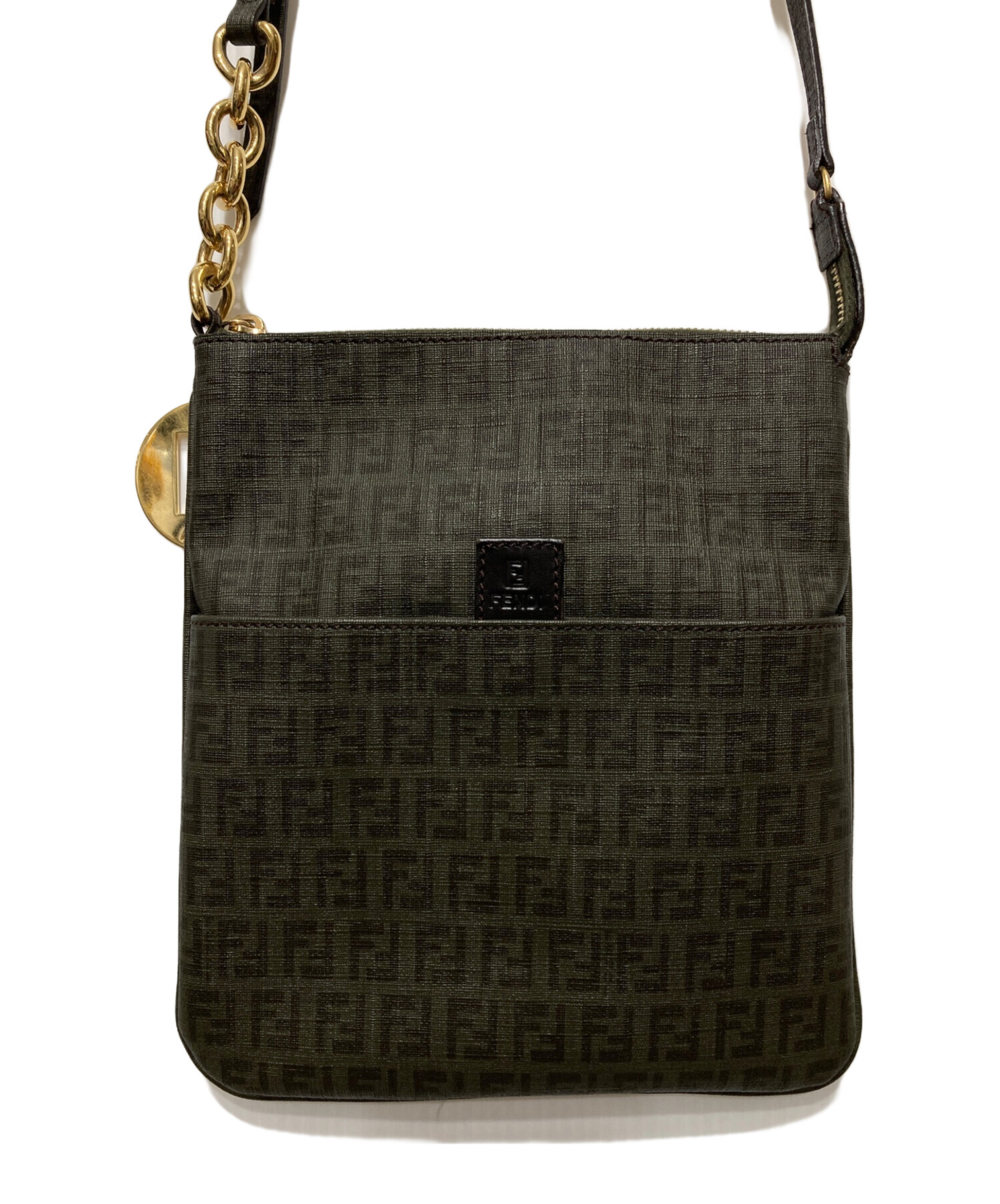 中古・古着通販】FENDI (フェンディ) ズッキーノショルダーバッグ 