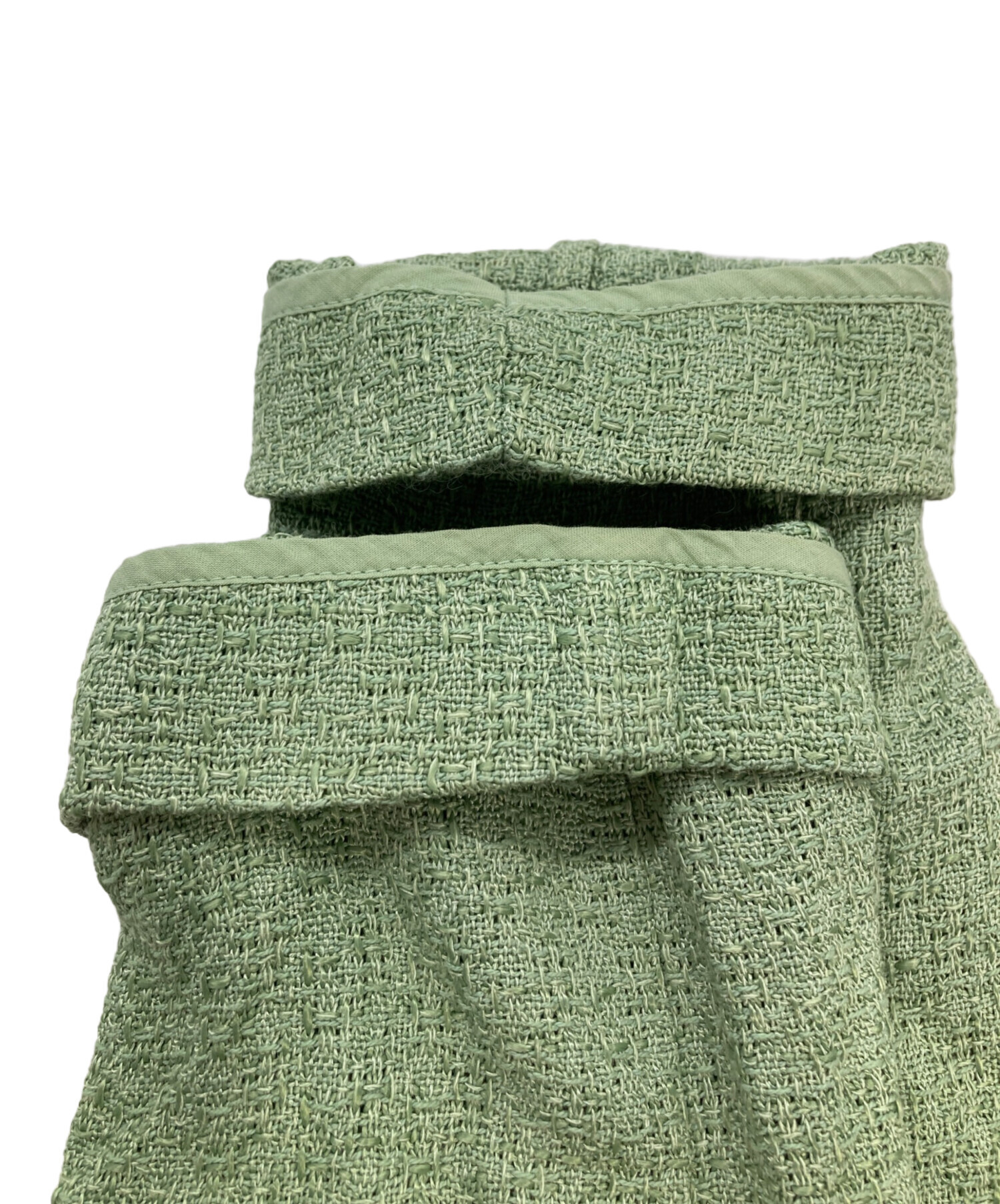 中古・古着通販】MARNI (マルニ) ノーカラーツイードジャケット 黄緑