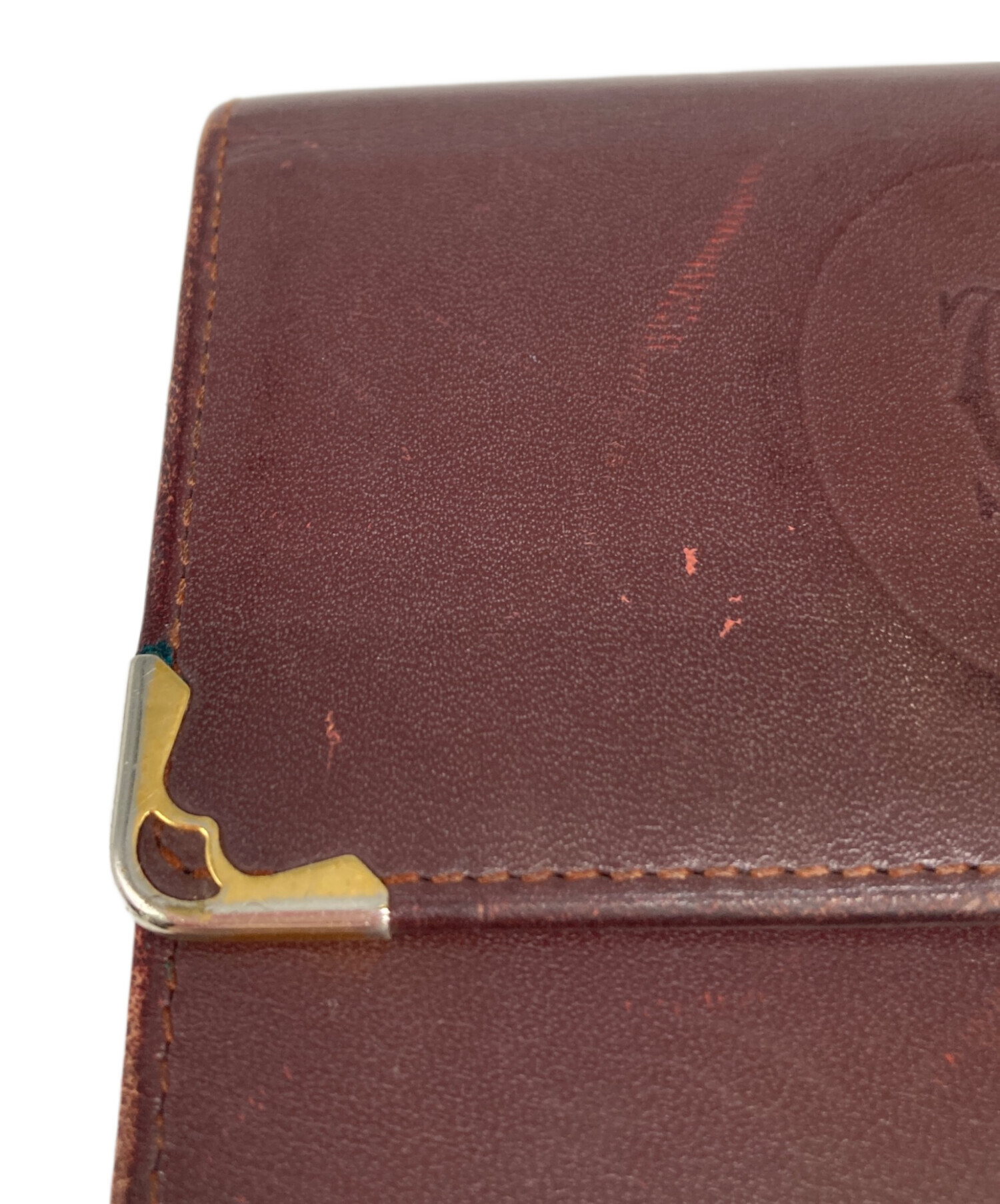 中古・古着通販】Cartier (カルティエ) マストラインがま口三つ折り