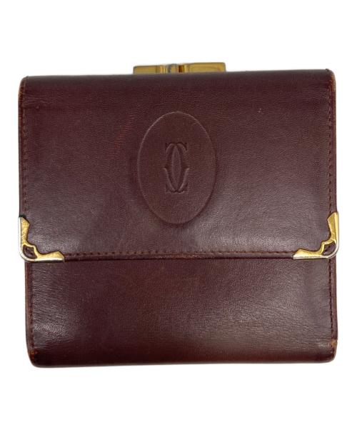 中古・古着通販】Cartier (カルティエ) マストラインがま口三つ折り