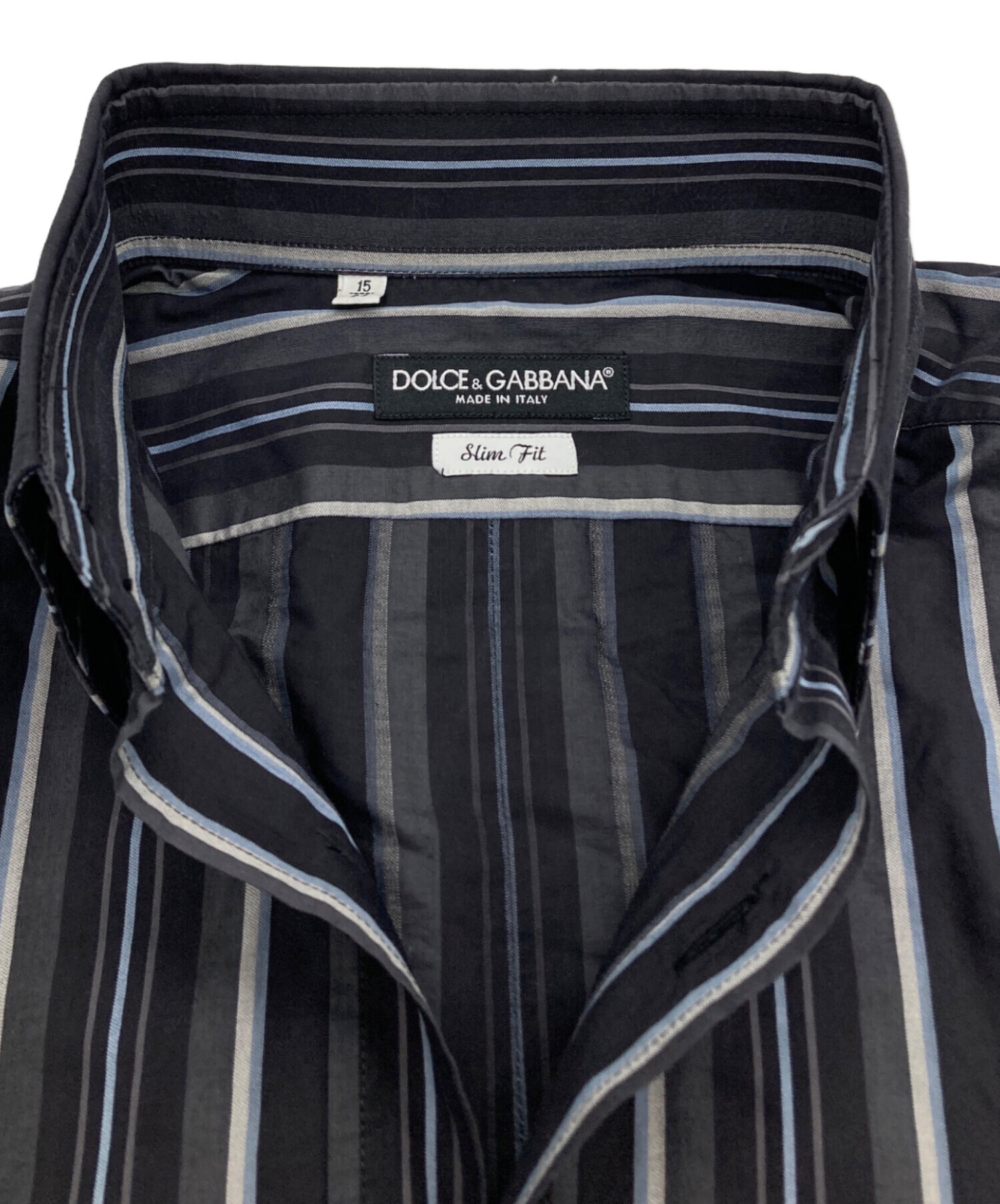 DOLCE&GABBANA ストライプブラウス 中古・古着通販】DOLCE & GABBANA (ドルチェ＆ガッバーナ) ストライプ