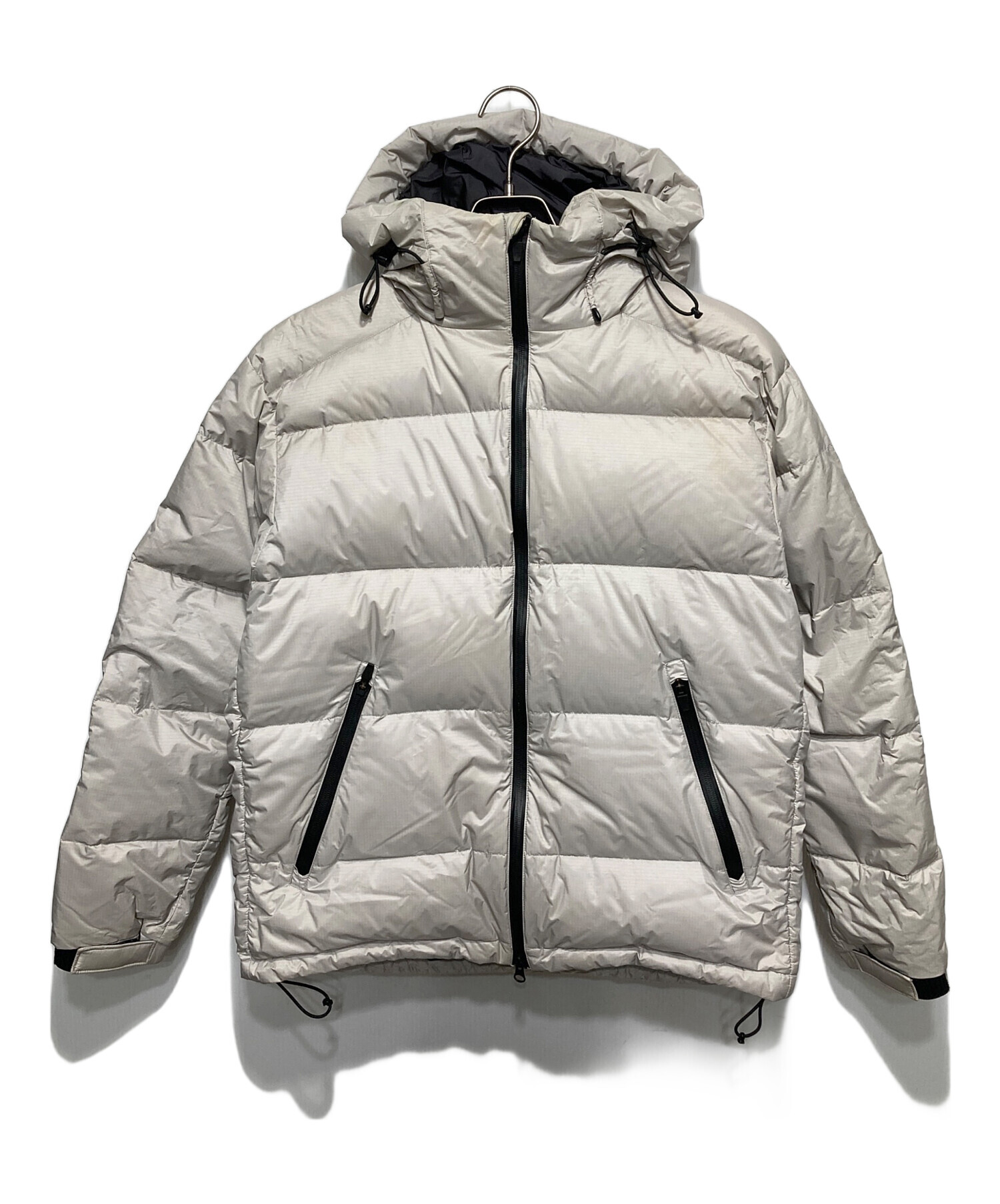 【美品】ザロフトラボ×ナンガ ダウン グレー 極美品】ナンガ ホワイトレーベル オーロラテックス ダウンジャケット