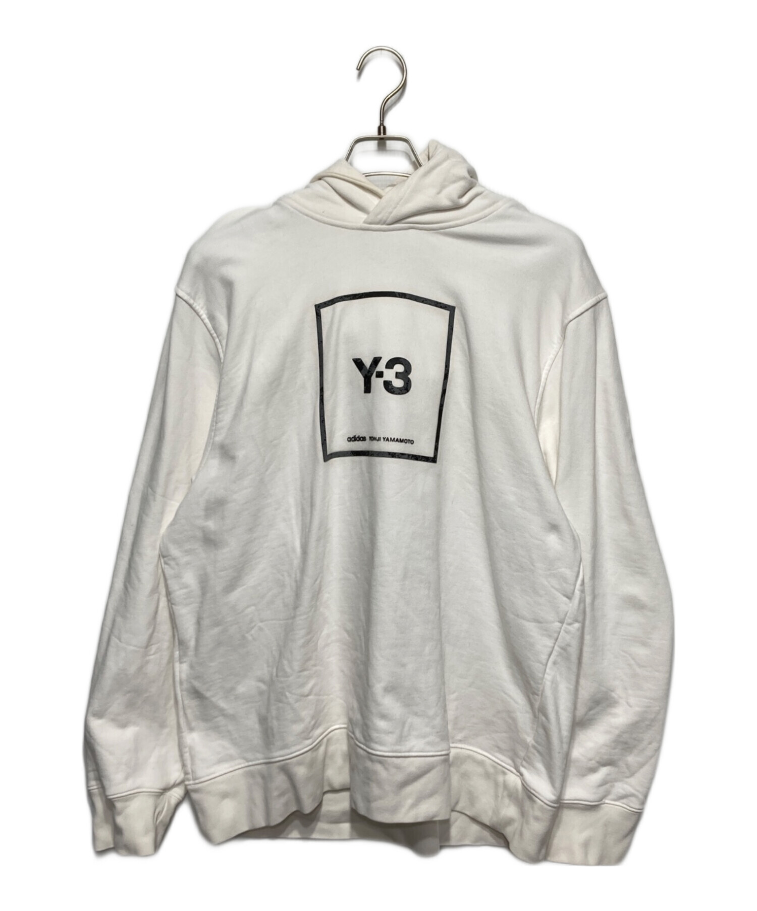 中古・古着通販】Y-3 (ワイスリー) U SQ LBL GRPHC HOODIE ホワイト