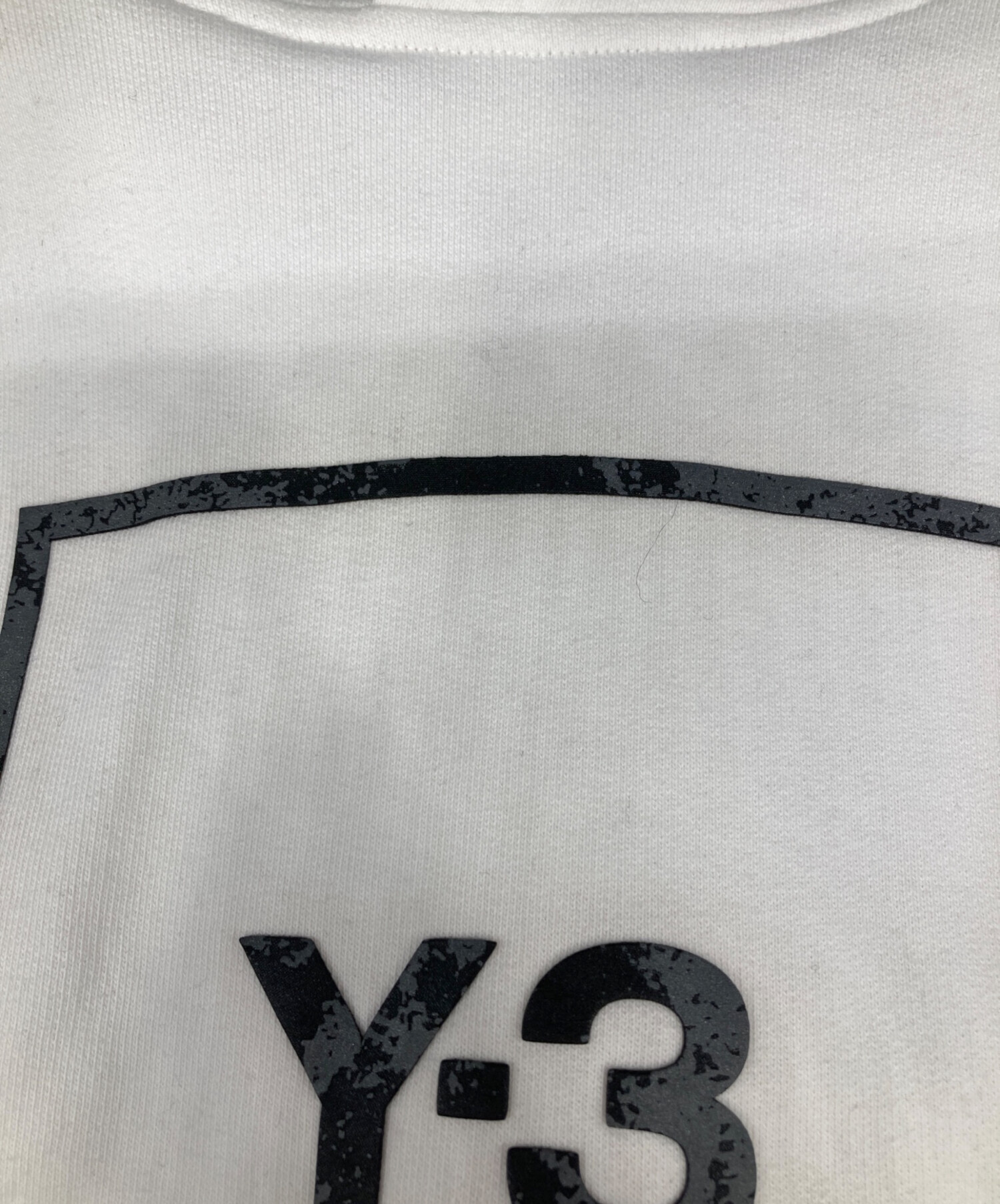 中古・古着通販】Y-3 (ワイスリー) U SQ LBL GRPHC HOODIE ホワイト
