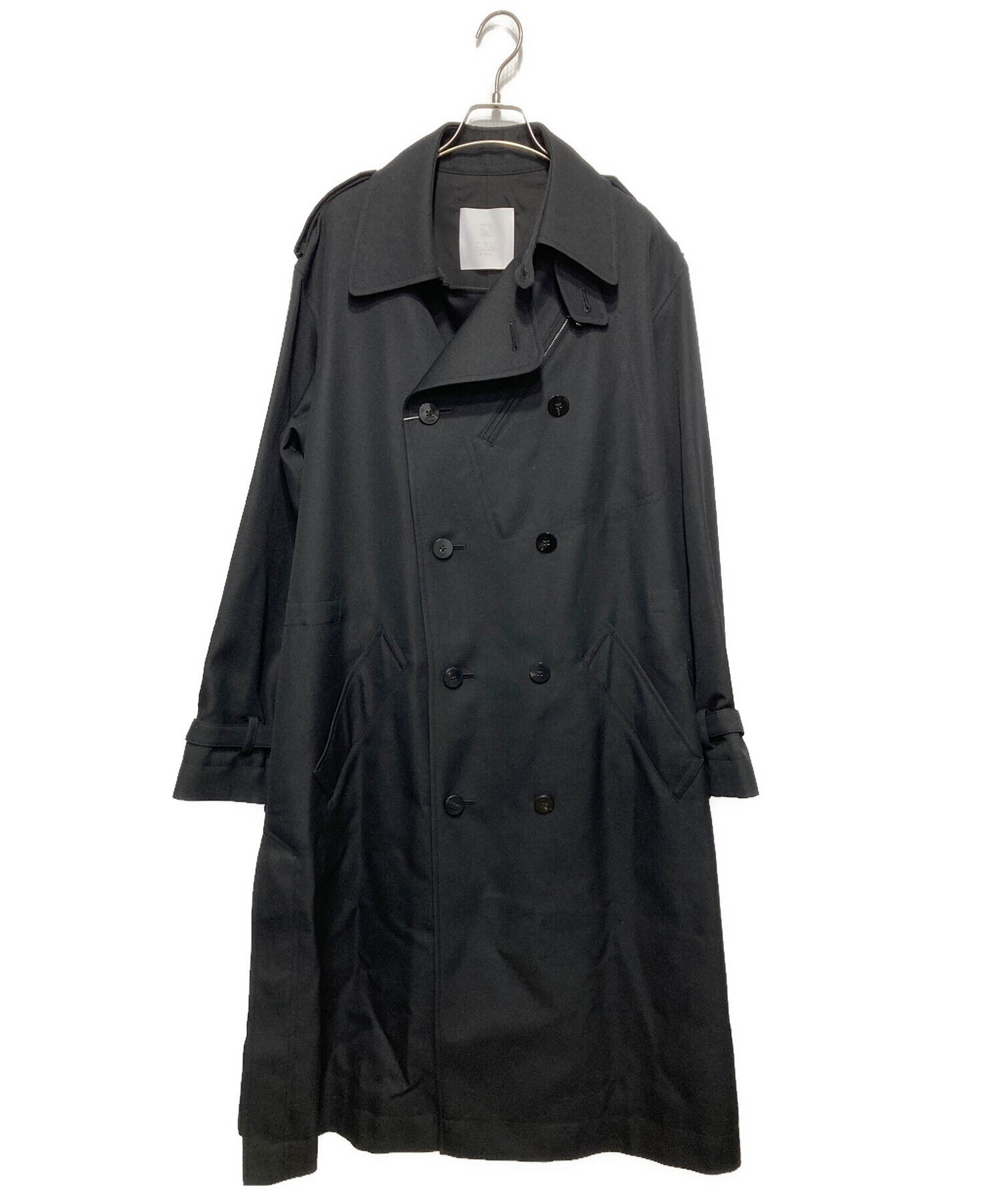 中古・古着通販】ORU Bless (オル ブレス) ロングコート ブラック 