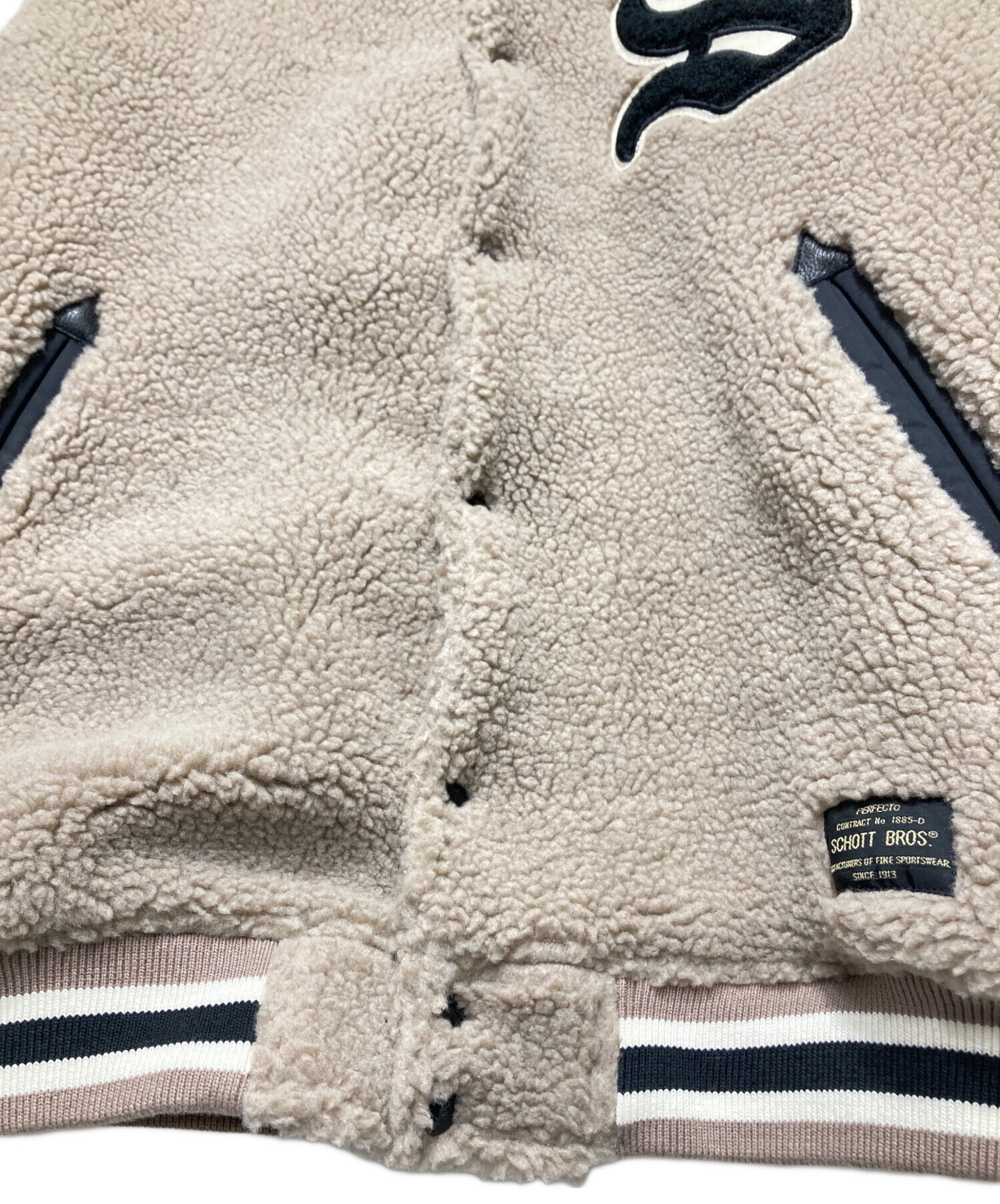 中古・古着通販】Schott (ショット) ボア スタジアムジャケット