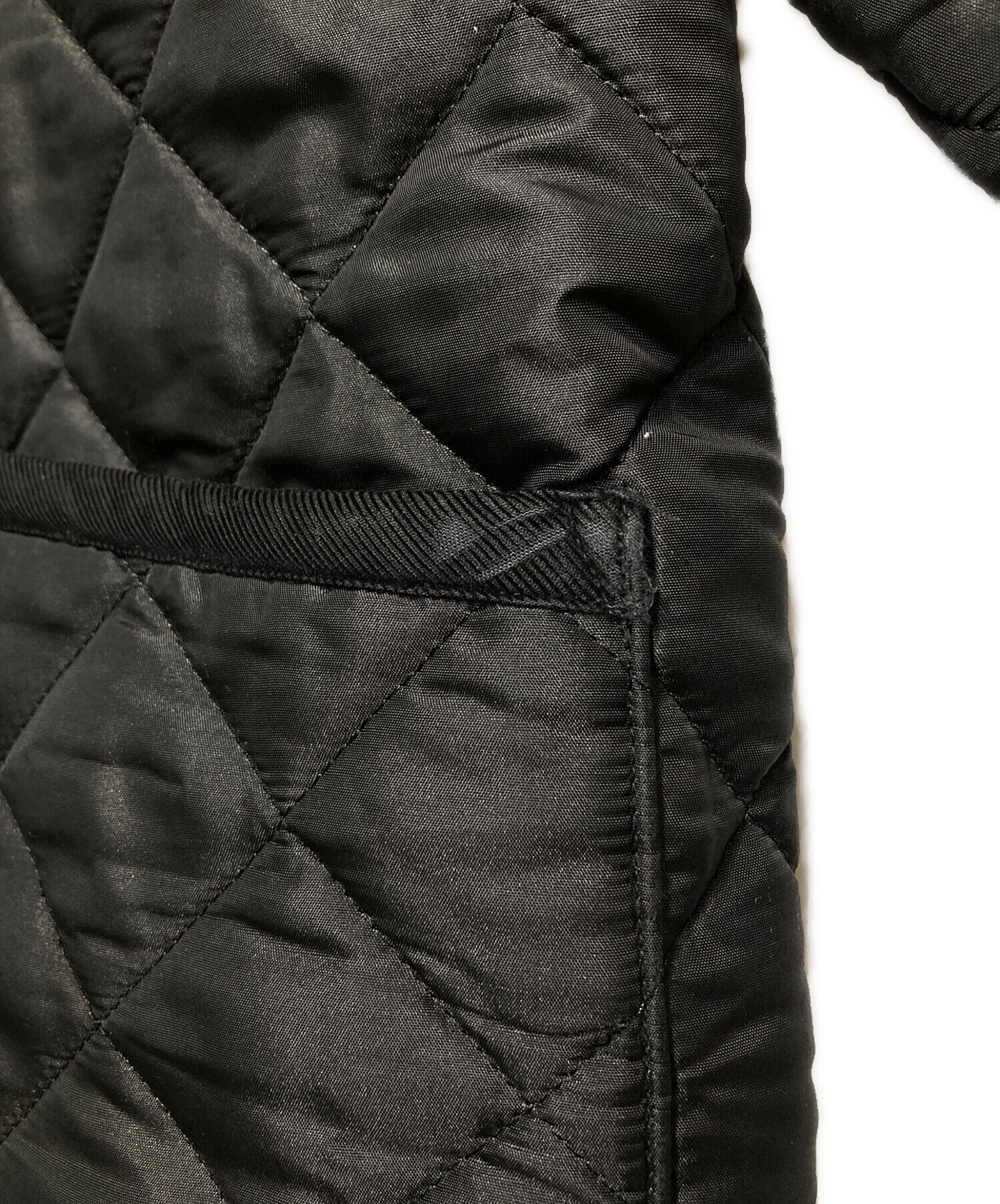 トラディショナルウェザー キルティングダウン ブラック 34