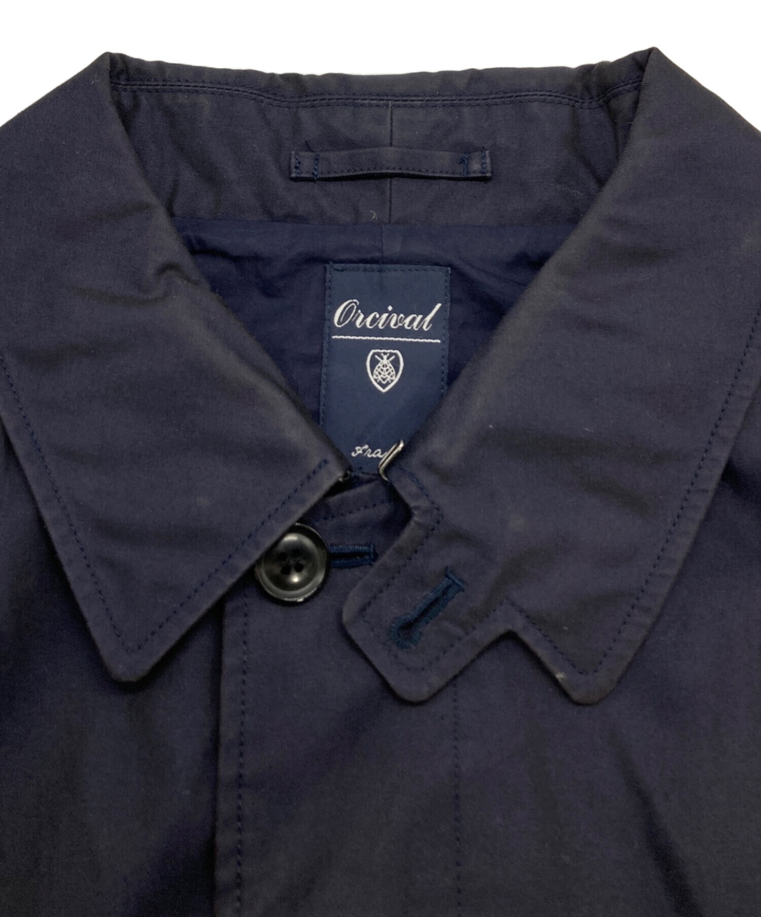 ORCIVAL オーシバル コート ネイビー　サイズ3 中古・古着通販】ORCIVAL (オーシバル) ステンカラーコート ネイビー