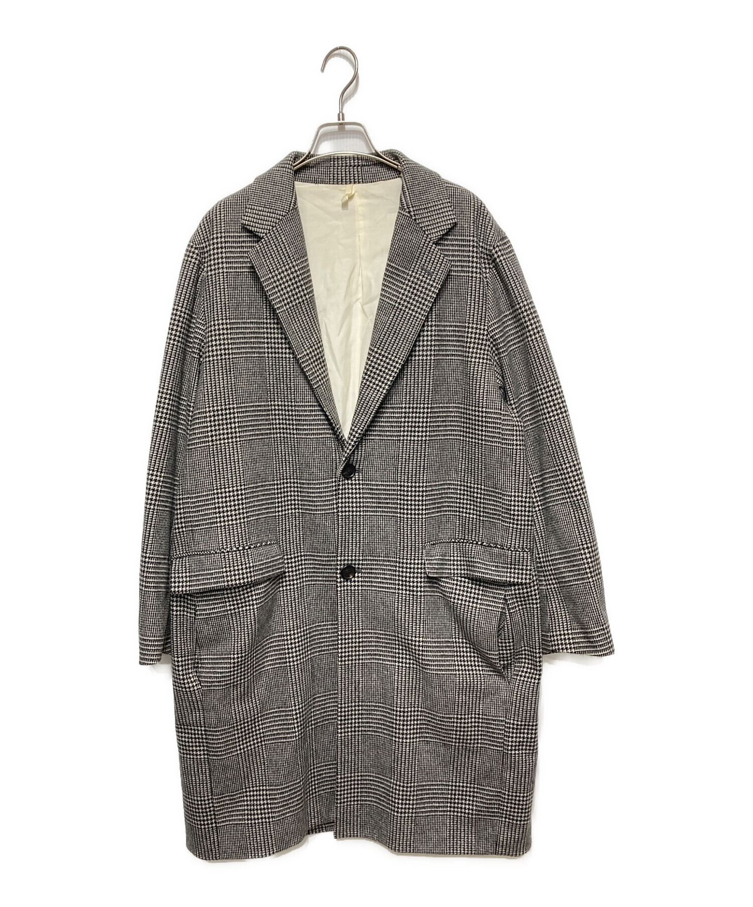 中古・古着通販】UNUSED (アンユーズド) チェスターコート グレー