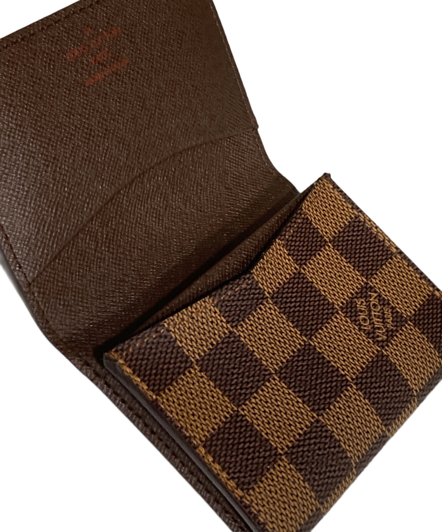 【正規店購入品】Louis Vuitton 名刺入れ ブラウン ルイ ヴィトン 中古・古着通販】LOUIS VUITTON (ルイ ヴィトン) 名刺入れ ブラウン