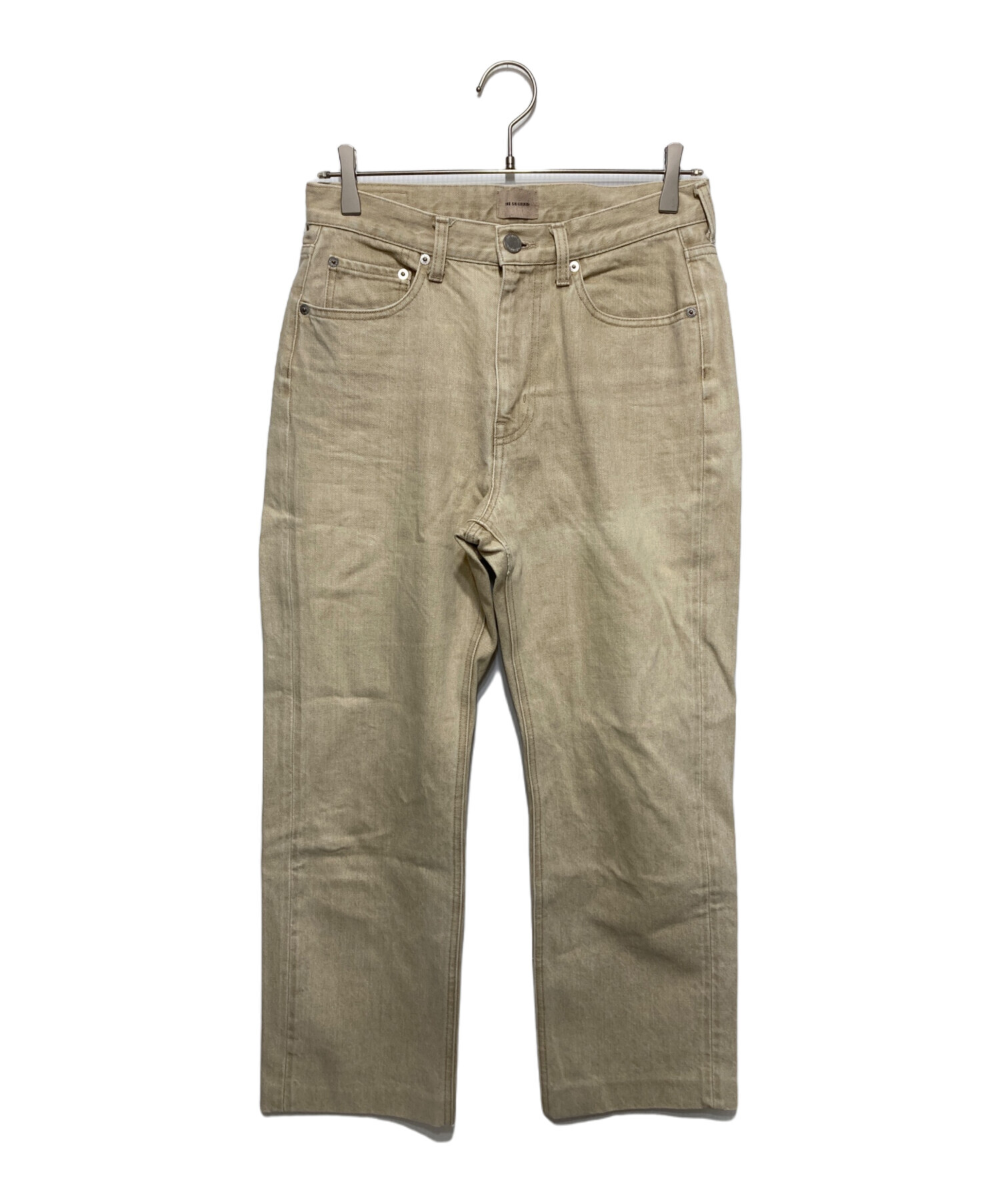 SHISHIKUI シシクイ　ベージュ ストレートデニム 中古・古着通販】THE SHISHIKUI (シシクイ) ベーシックジーンズ