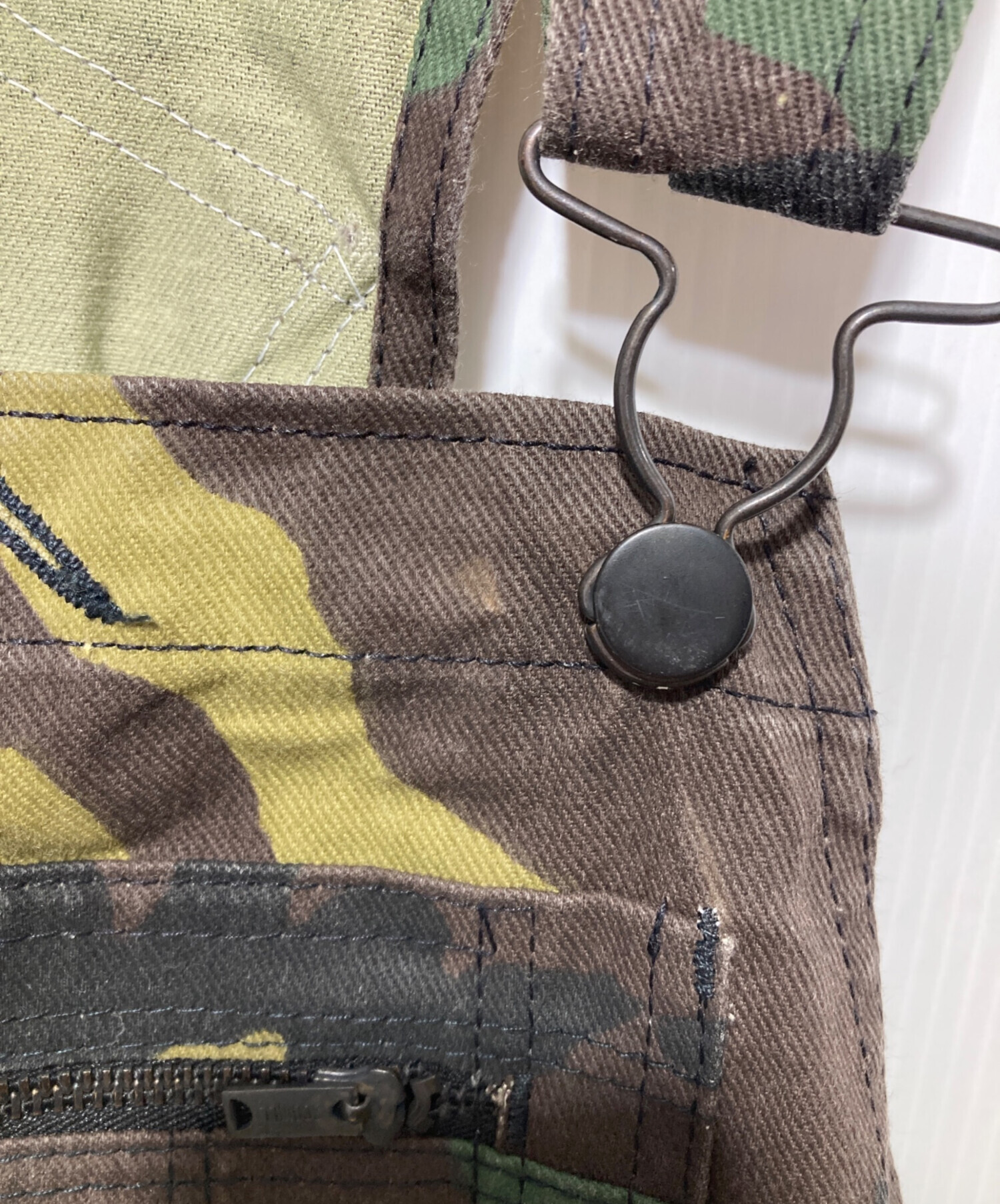 中古・古着通販】Pointer (ポインター) 迷彩柄オーバーオール カーキ