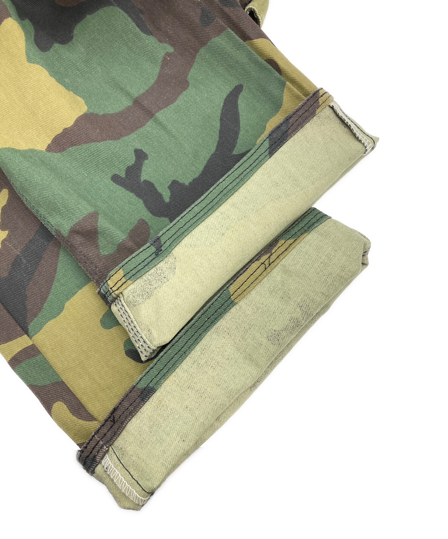 中古・古着通販】Pointer (ポインター) 迷彩柄オーバーオール カーキ