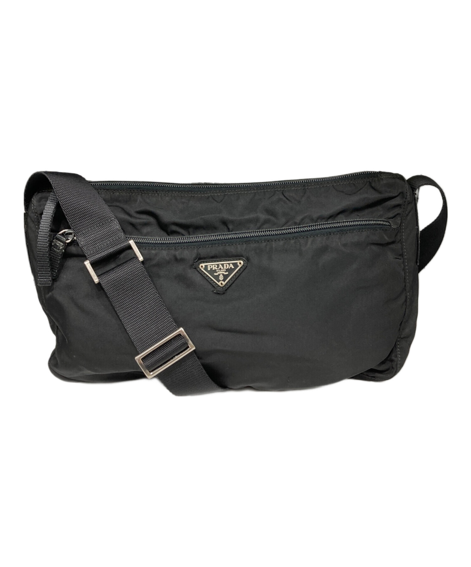 中古・古着通販】PRADA (プラダ) ショルダーバッグ ブラック｜ブランド 